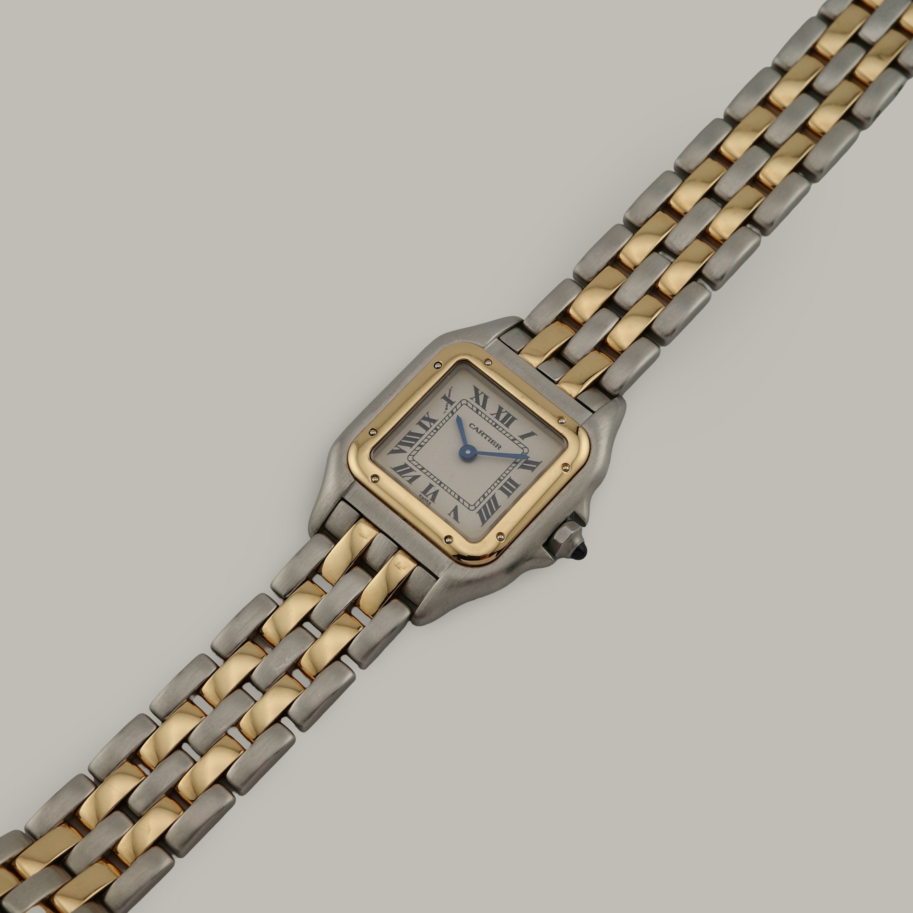 Vintage Panthère de Cartier Yellow Gold & Steel White Dial 22mm Product Image 2