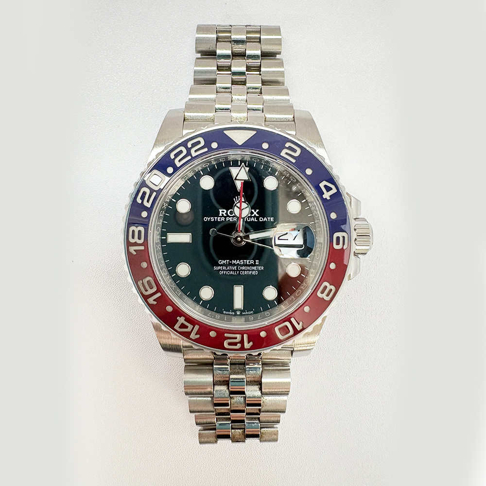 GMT-Master II Steel Jubilee Black Dial "Pepsi" 40mm Product Image 1