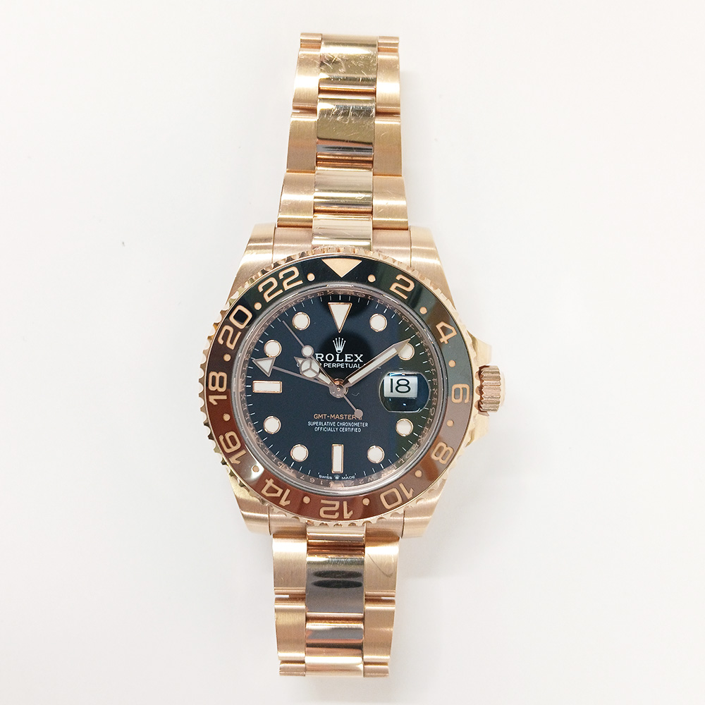 GMT-Master II "Rootbeer" Rose Gold Black Dial 40mm Product Image 1