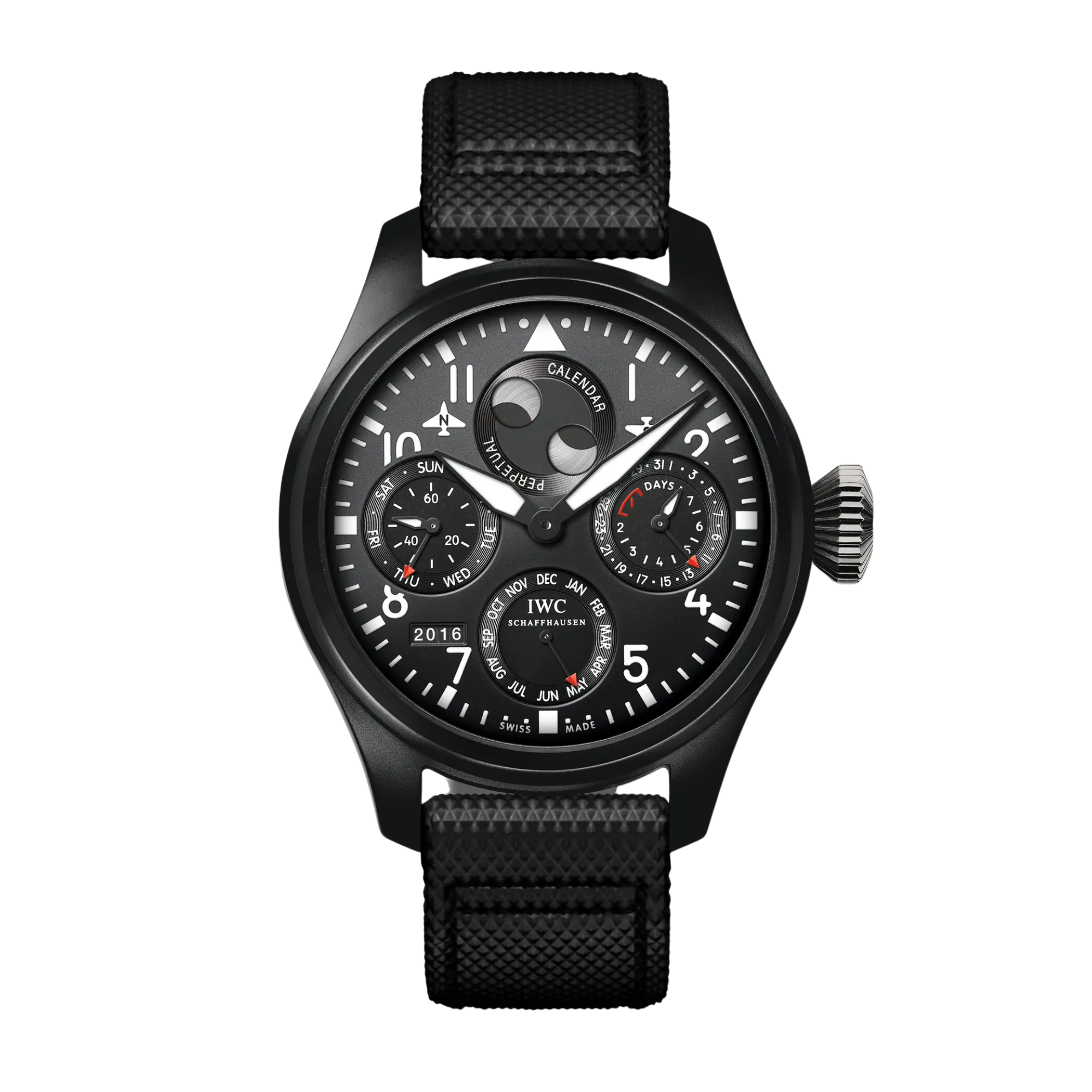 Big Pilot's Perpetual Calendar Top Gun Ceramic Black Dial 48mm Product Image