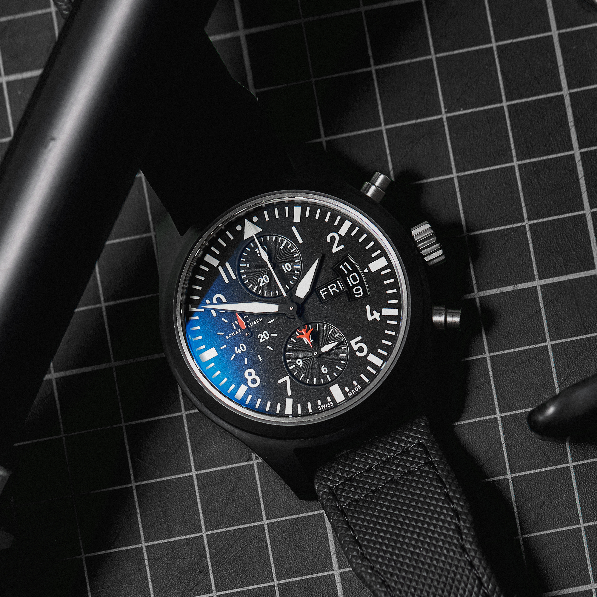 Pilot's Chronograph Top Gun Ceramic Black Dial 44mm Product Image