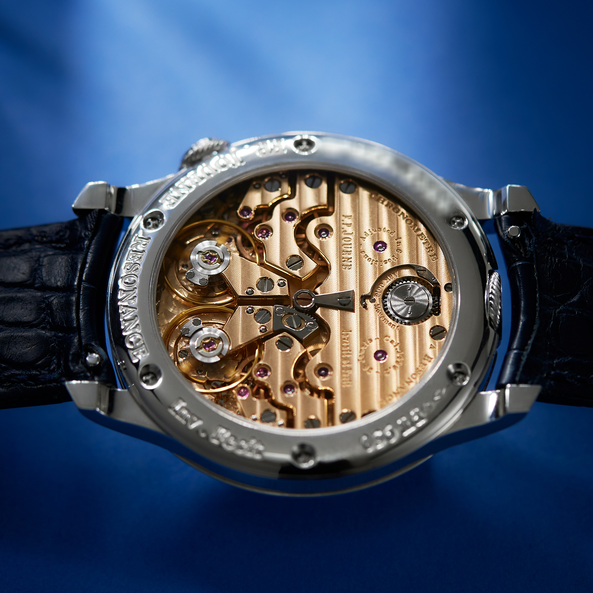 Chronomètre À Résonance Platinum Silver Dial 40mm Product Image