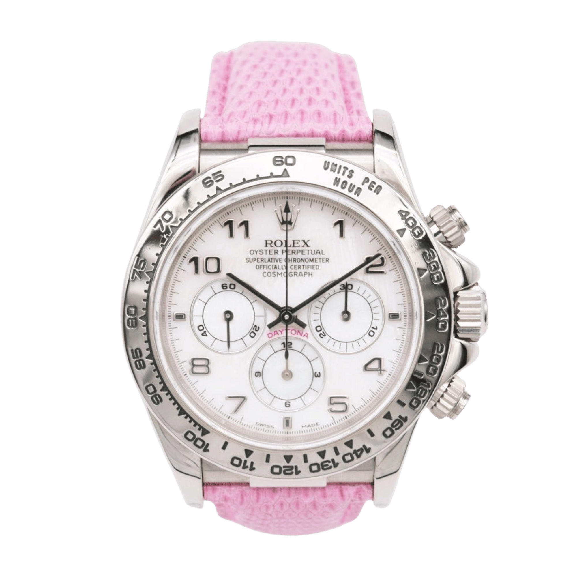 Vintage Daytona White Gold Mother of Pearl Dial 40mm Product Image