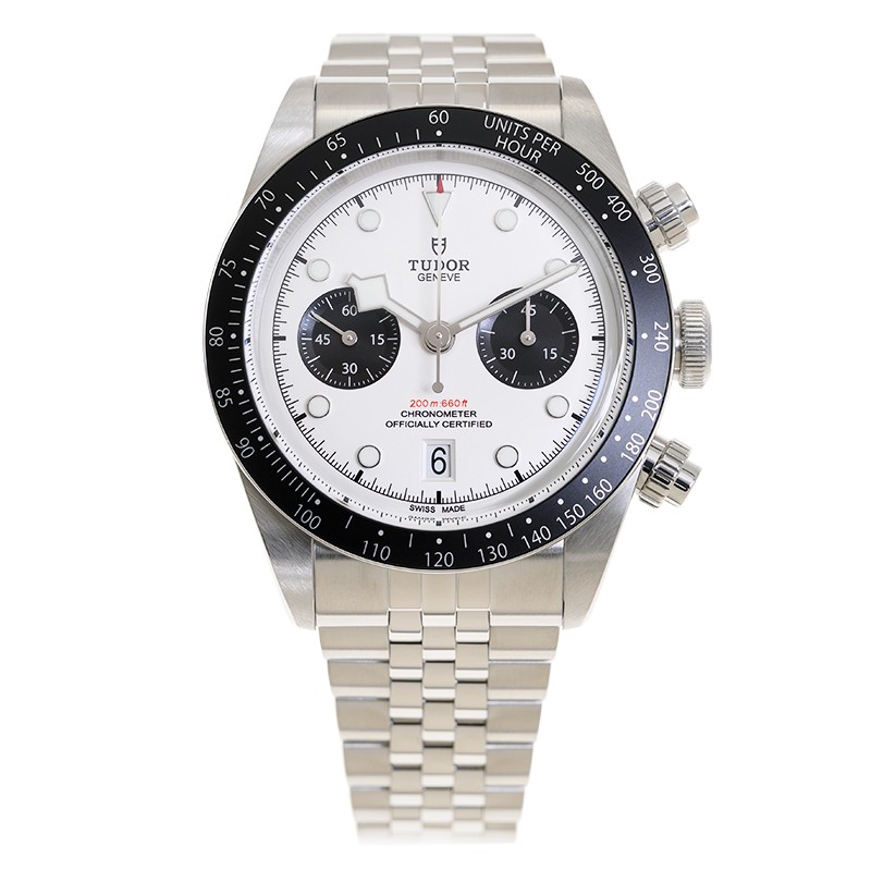 Heritage Black Bay Chronograph Steel White Dial 41mm Product Image 1