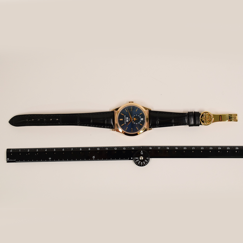 Annual Calendar Rose Gold Blue Dial 38mm Product Image 11