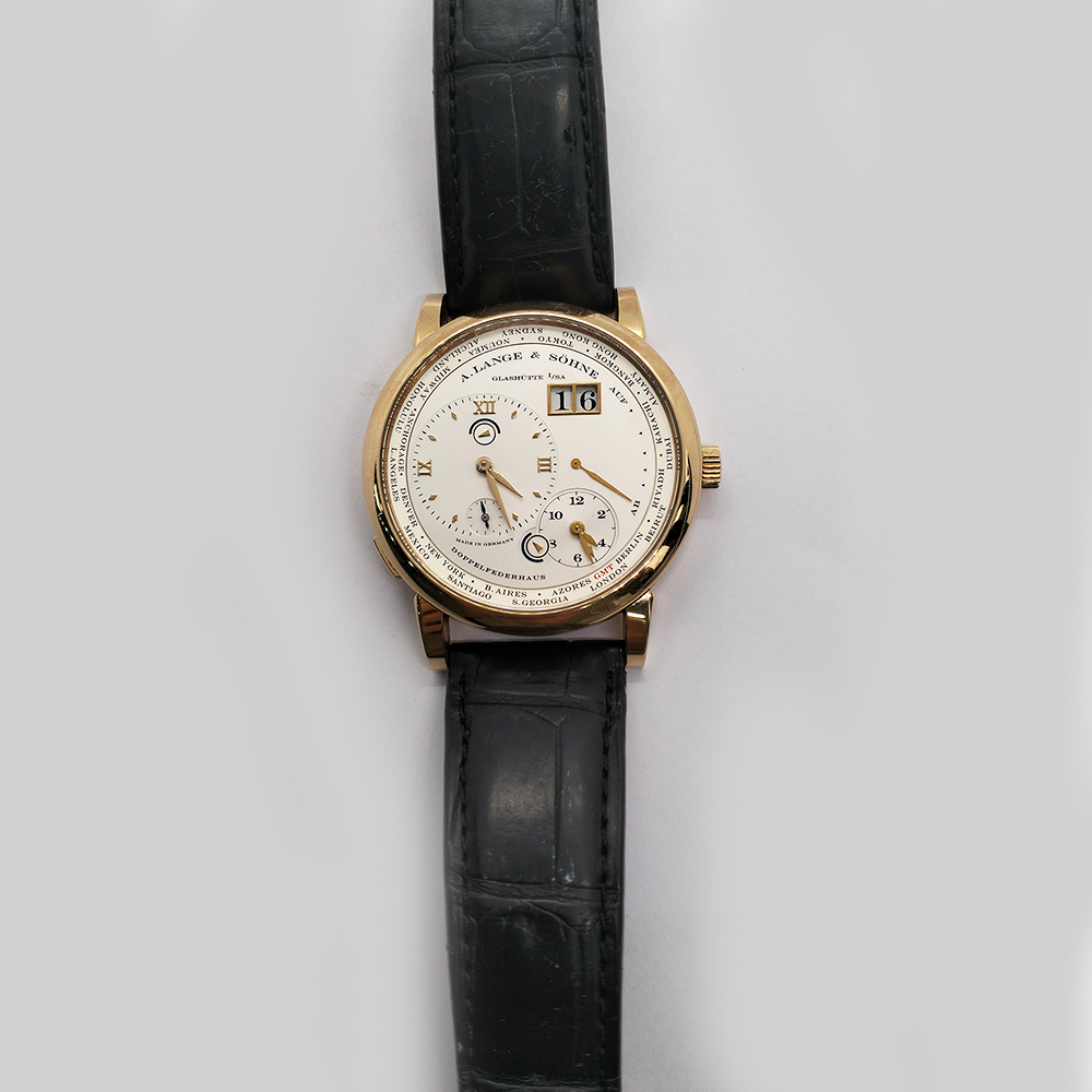 Lange 1 Timezone Rose Gold Silver Dial 41mm Product Image 1