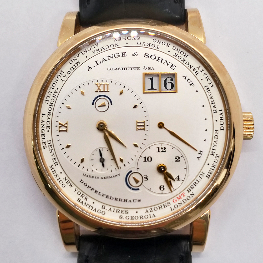 Lange 1 Timezone Rose Gold Silver Dial 41mm Product Image 2