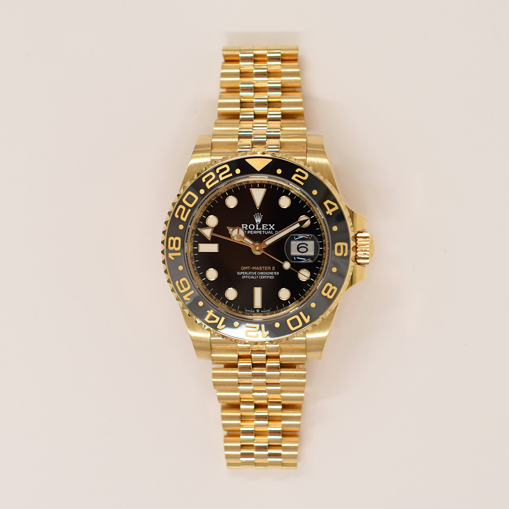 GMT-Master II Yellow Gold Jubilee Black Dial 40mm Product Image 1