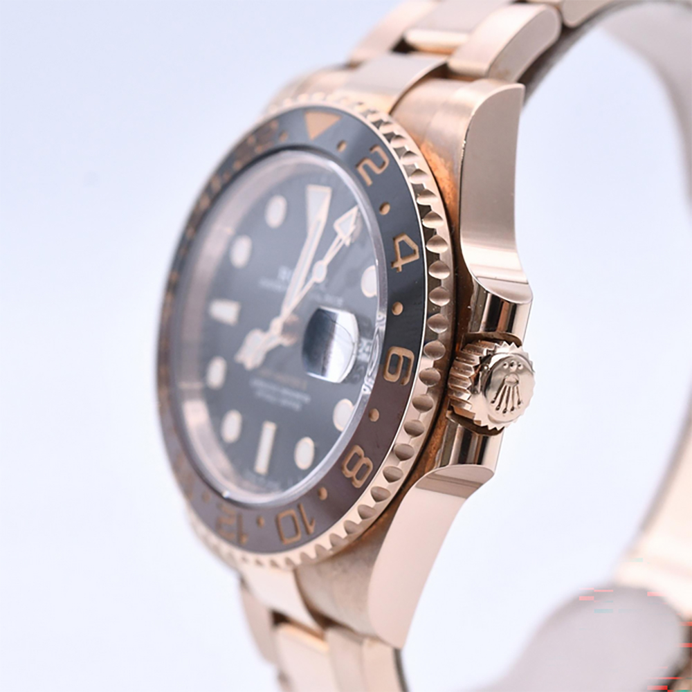 GMT-Master II "Rootbeer" Rose Gold Black Dial 40mm Product Image 3