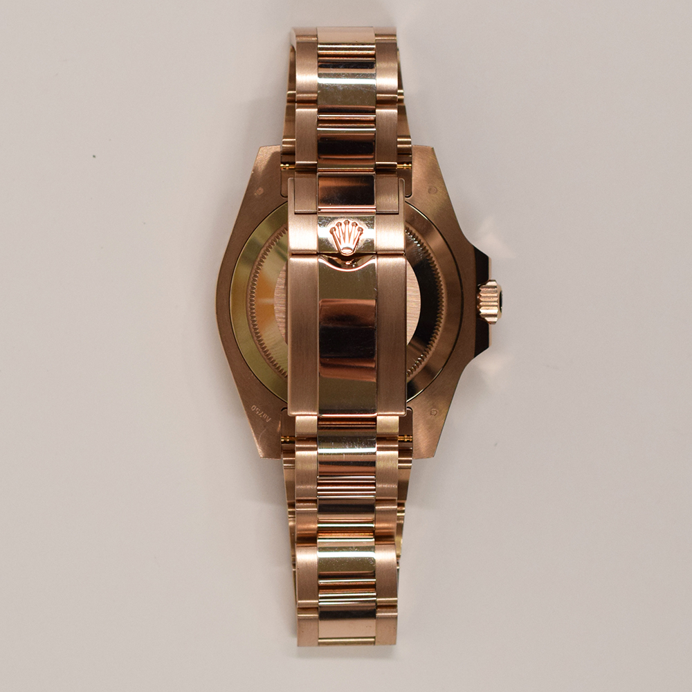 GMT-Master II "Rootbeer" Rose Gold Black Dial 40mm Product Image 7