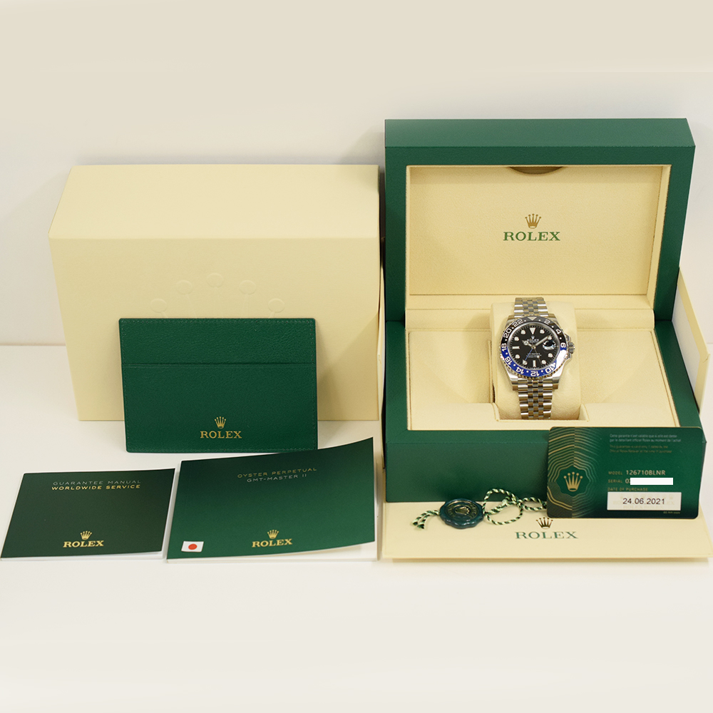 GMT-Master II Steel Jubilee Black Dial "Batgirl" 40mm Product Image 10