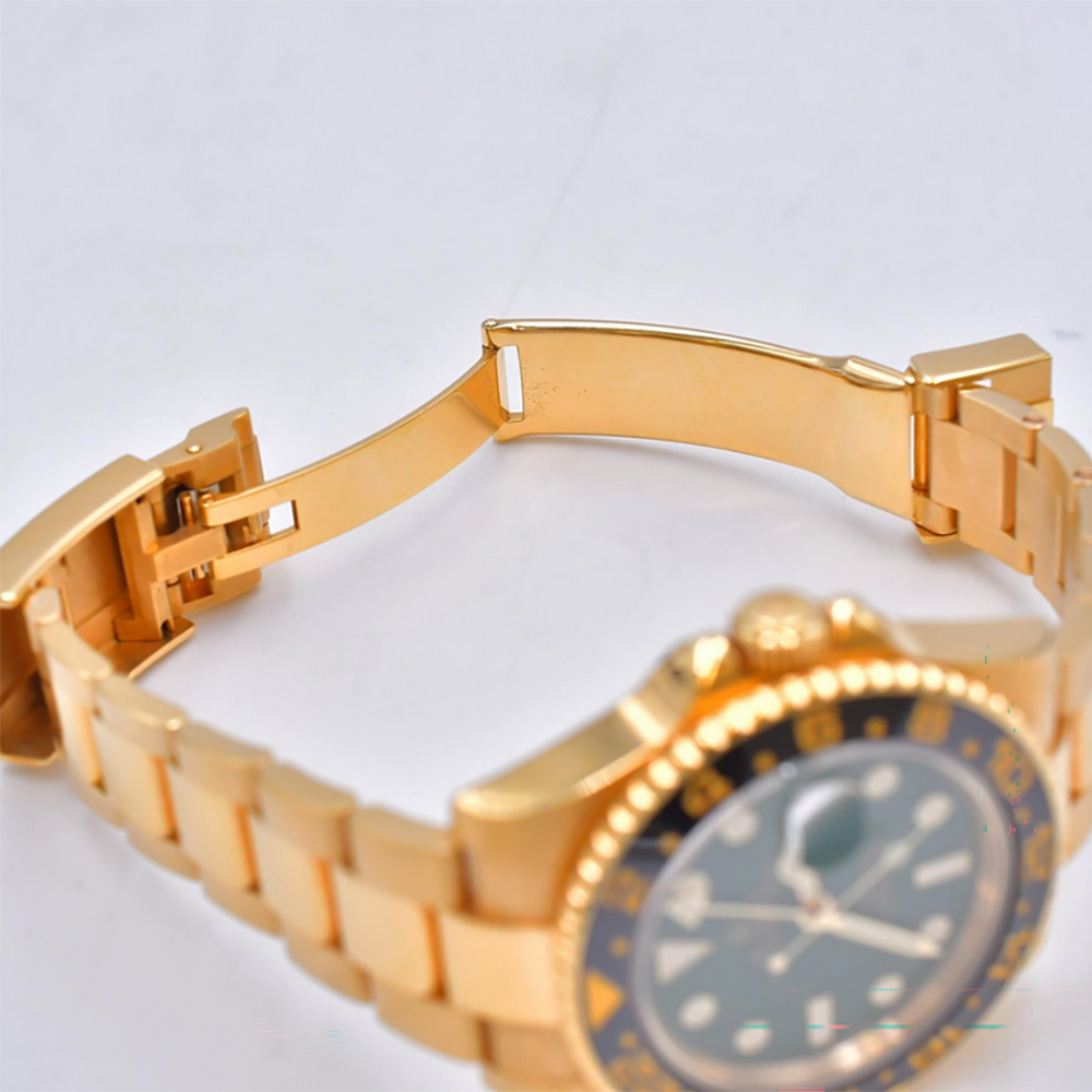 GMT-Master II Yellow Gold Green Dial 40mm Product Image 4