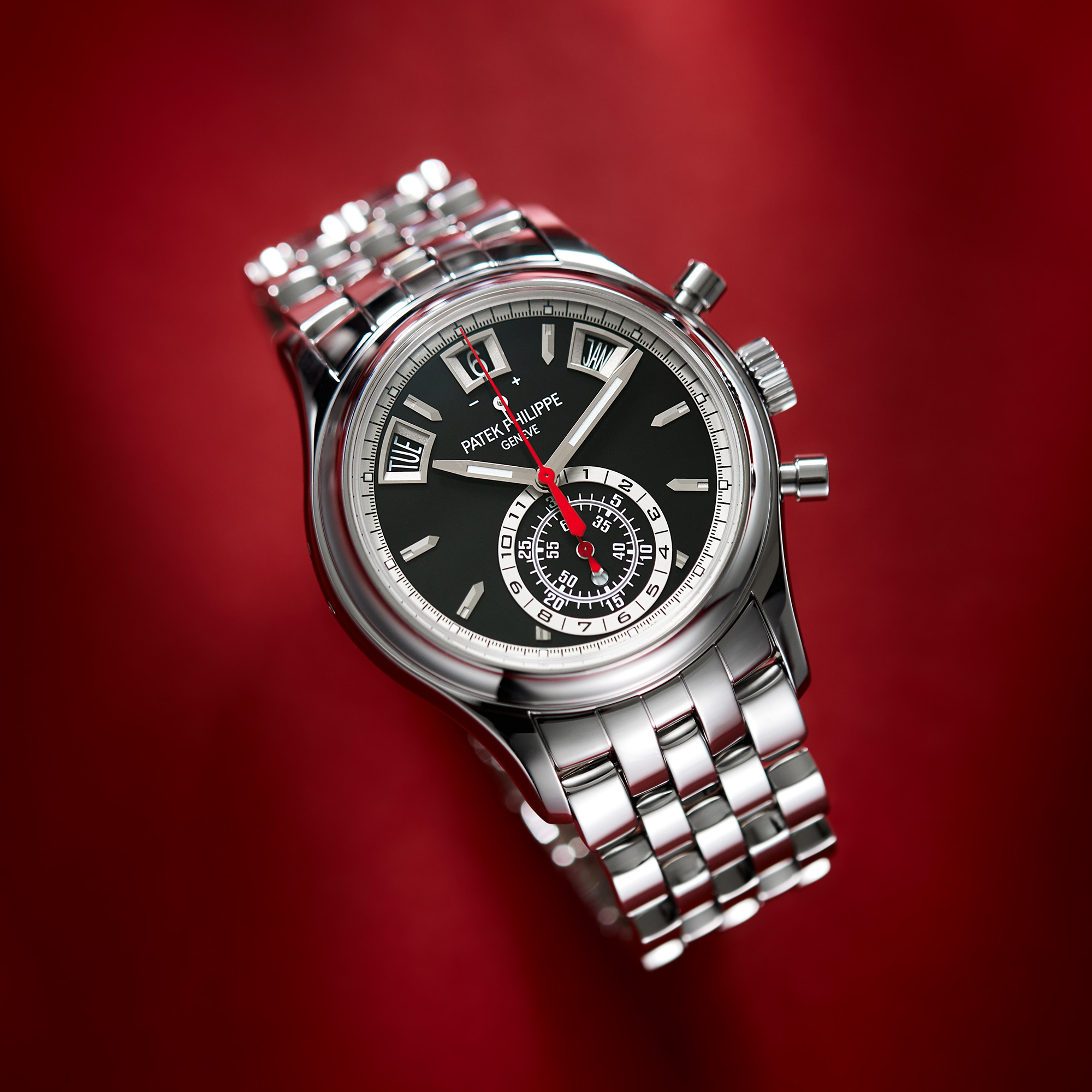 Complications Annual Calendar Chronograph Steel Black Dial 40mm Product Image 13