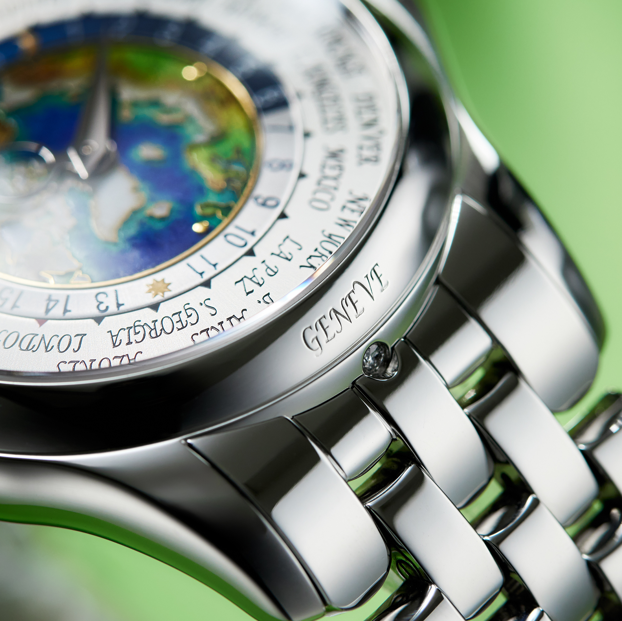 World Time Platinum Cloisonné Enamel Dial 39mm Product Image 14