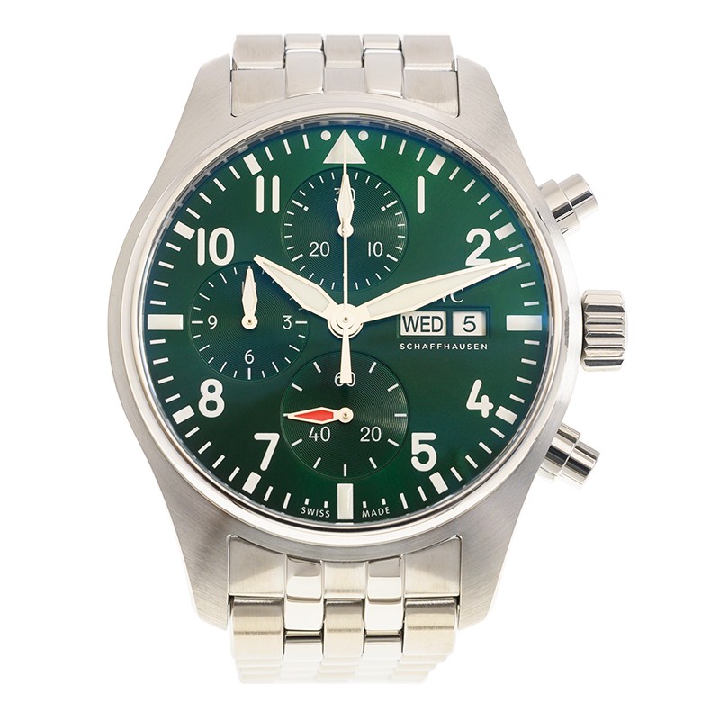 Pilot's Watch Chronograph Steel Green Dial 41mm Product Image 1