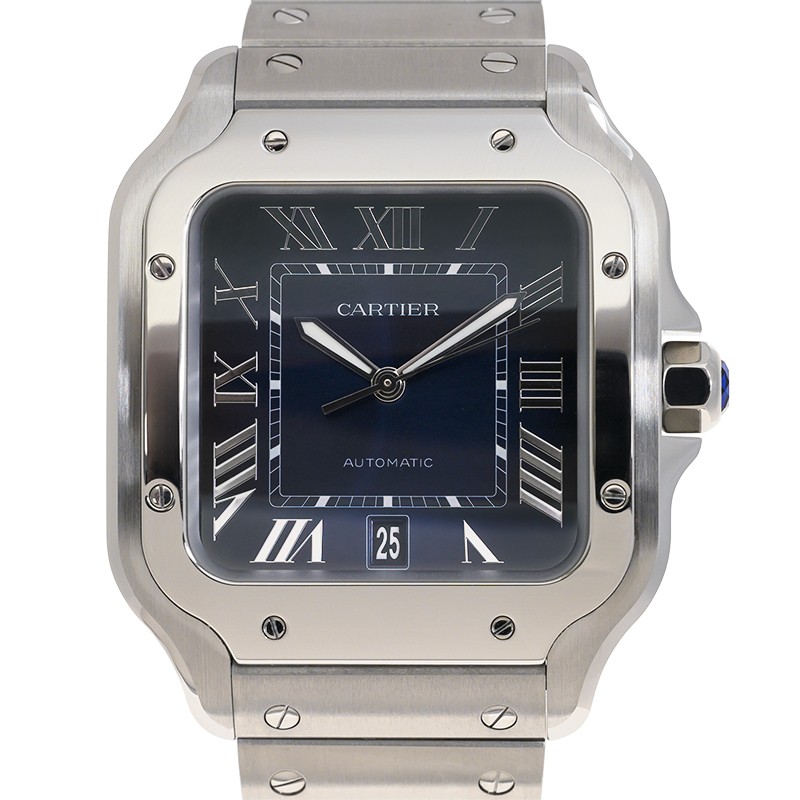 Santos de Cartier Steel Blue Dial 40mm Product Image 3