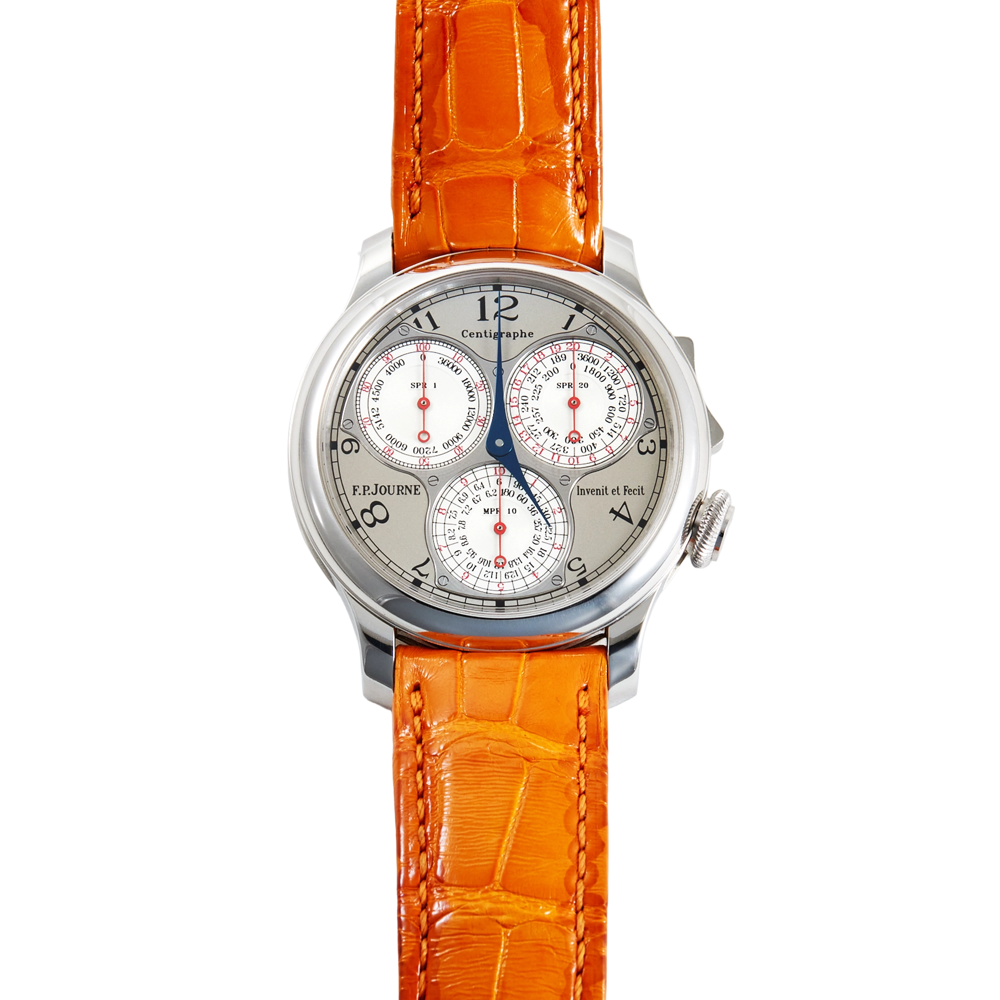 Centigraph Souverain Platinum Grey Dial 40mm Product Image