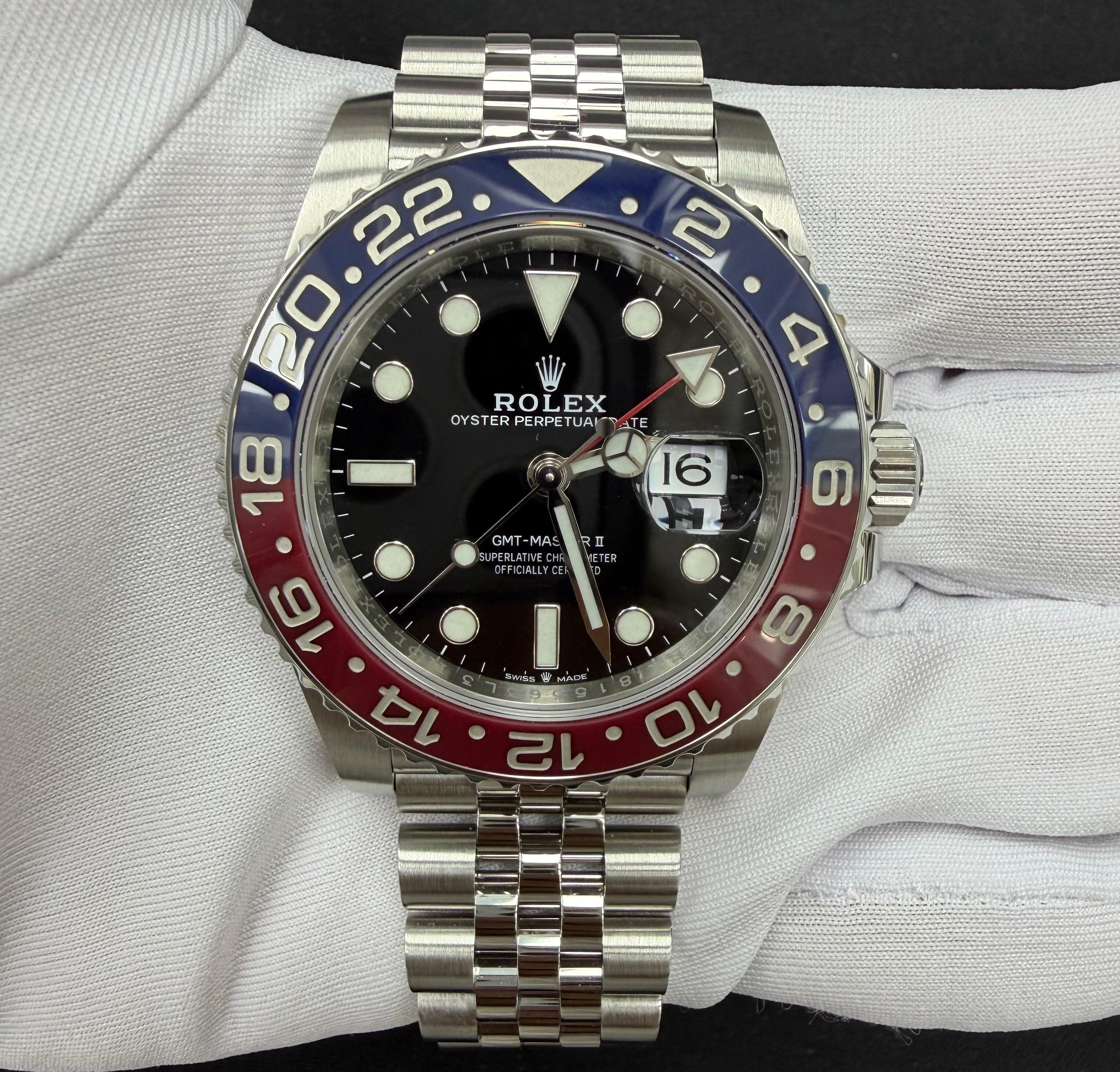 GMT-Master II Steel Jubilee Black Dial "Pepsi" 40mm Product Image 1