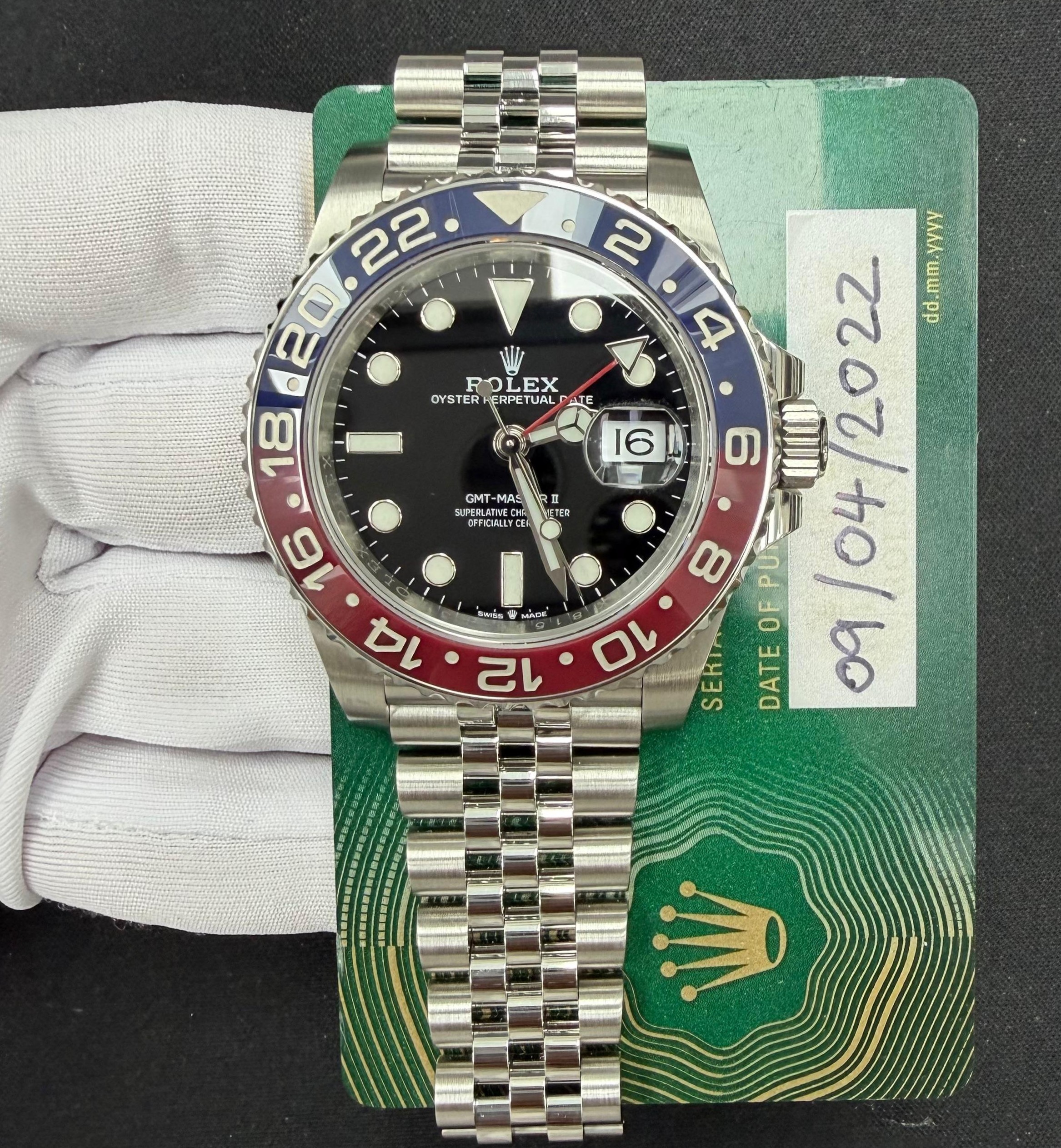 GMT-Master II Steel Jubilee Black Dial "Pepsi" 40mm Product Image 2