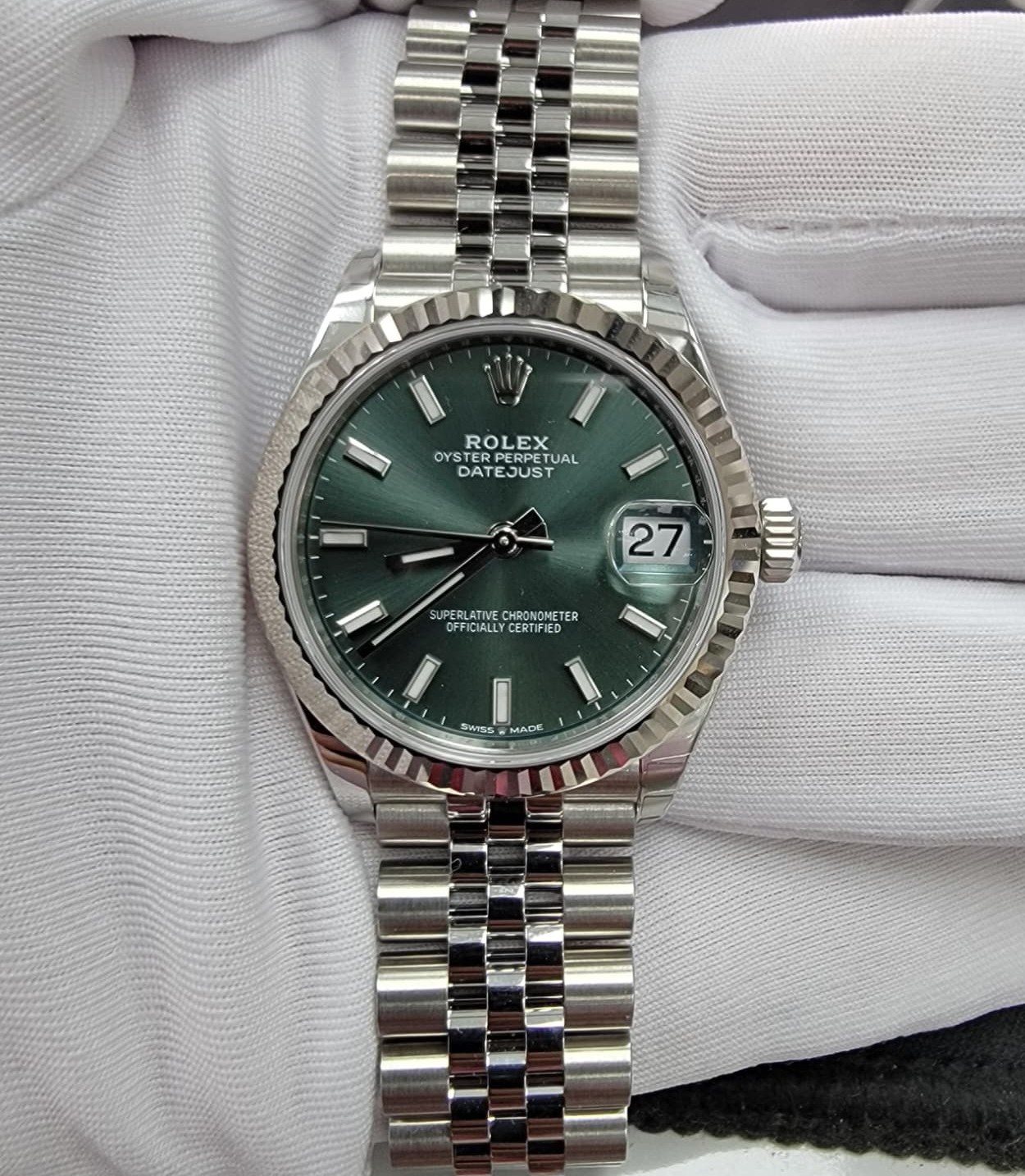 Datejust Steel Jubilee Green Dial 31mm Product Image 1