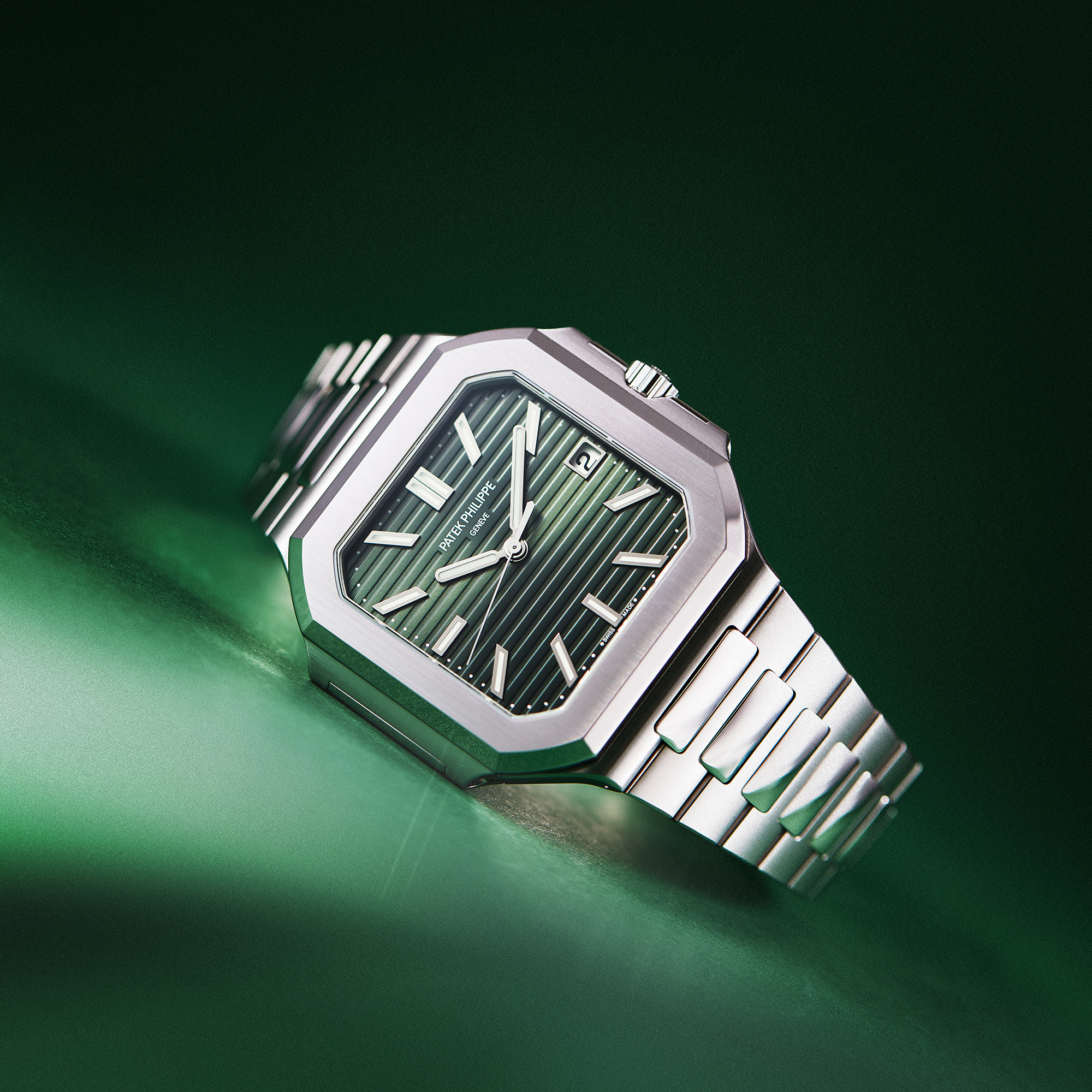 Cubitus Date Steel Green Dial 45mm Product Image 7