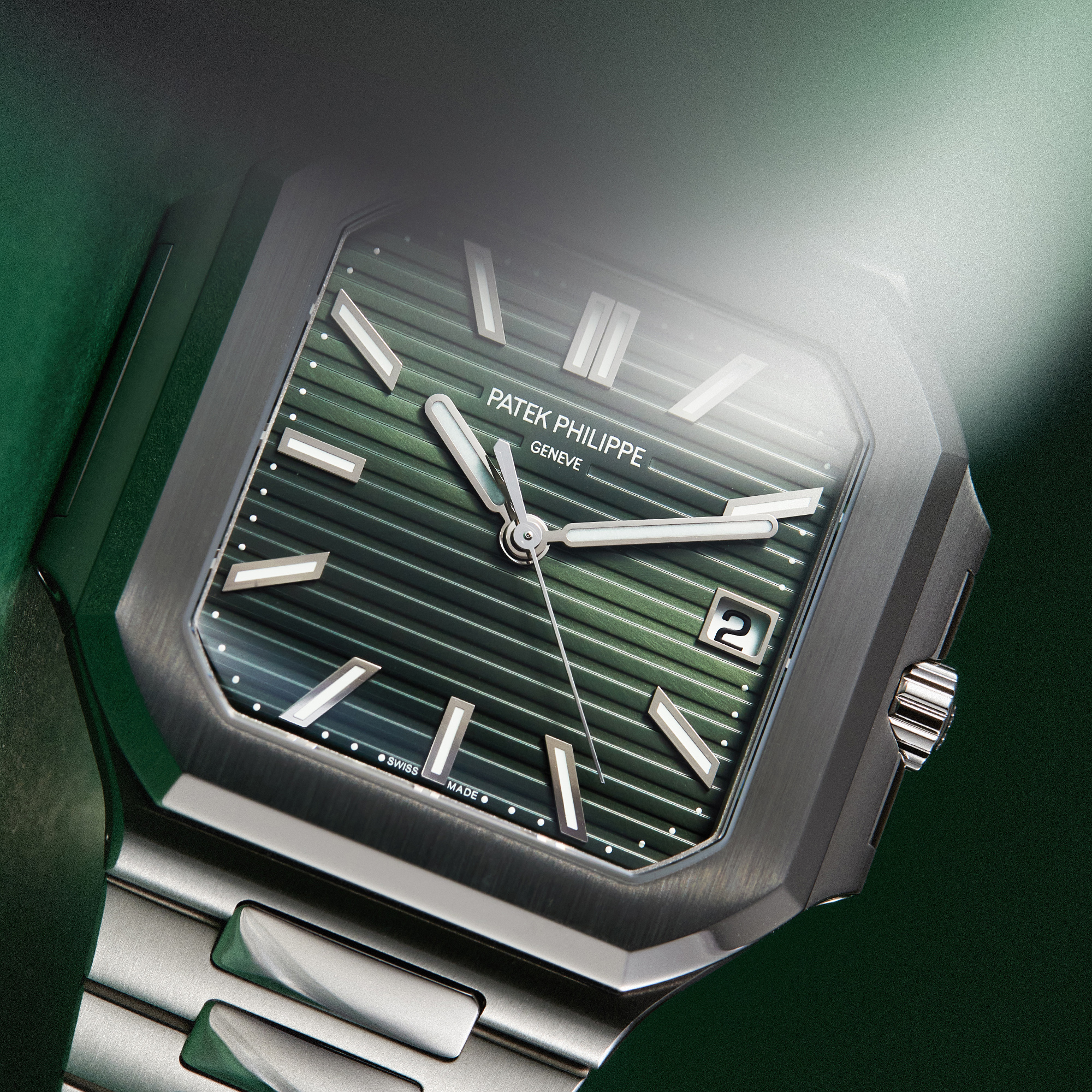 Cubitus Date Steel Green Dial 45mm Product Image 8