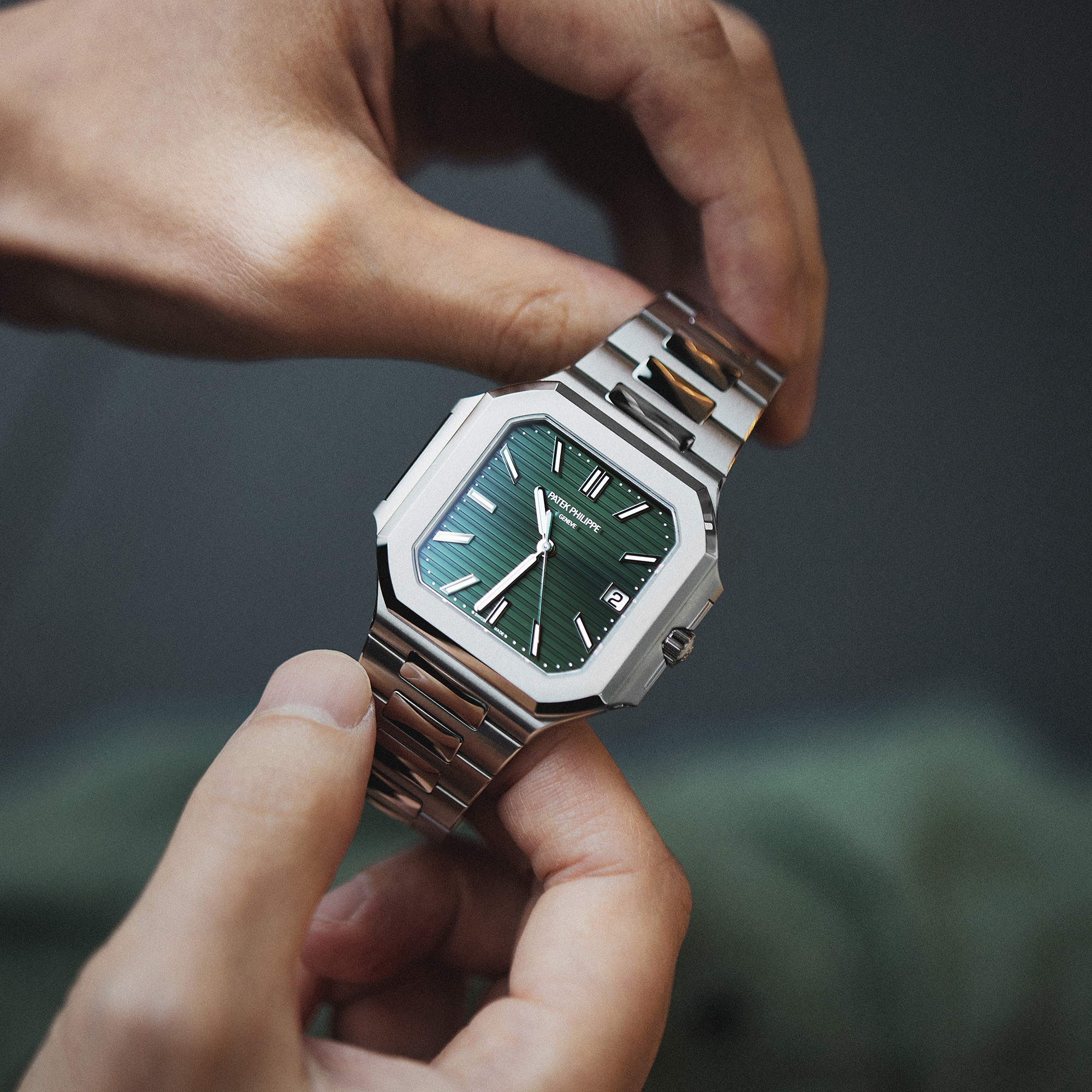 Cubitus Date Steel Green Dial 45mm Product Image 10