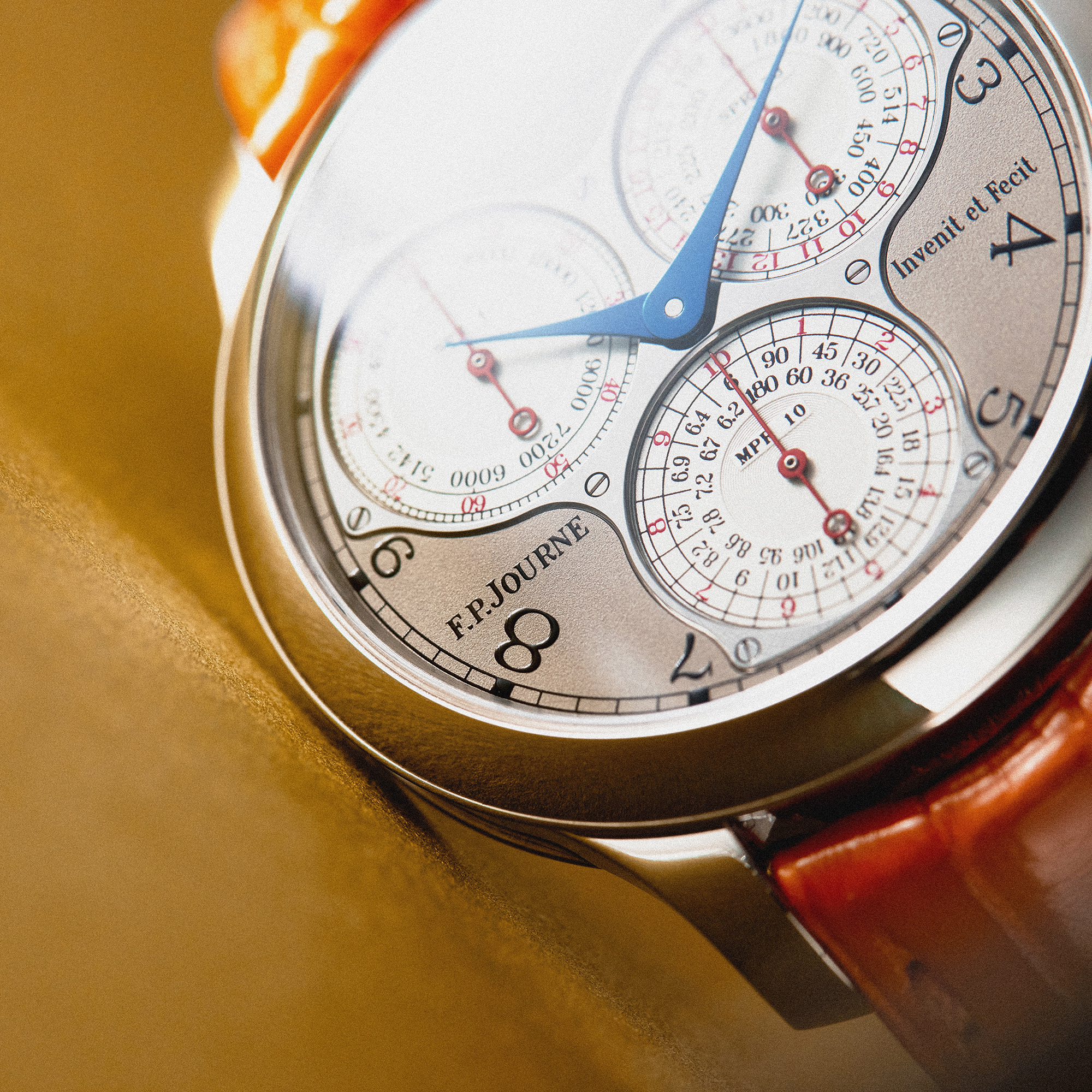 Centigraph Souverain Platinum Grey Dial 40mm Product Image