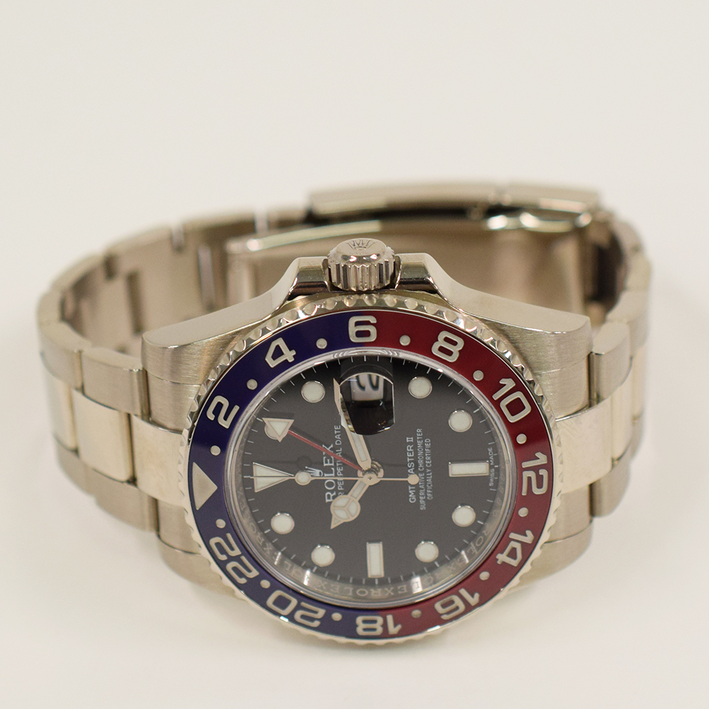 GMT-Master II White Gold Black Dial "Pepsi" 40mm Product Image 2