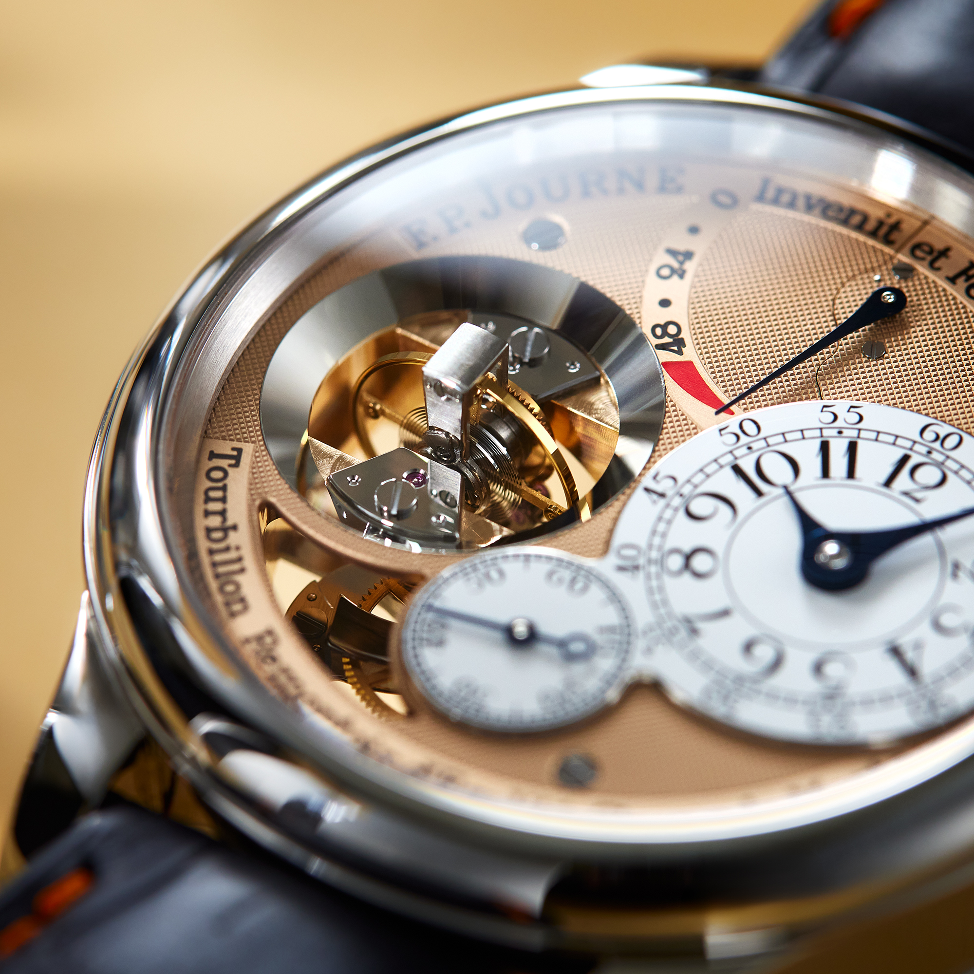 Vertical Tourbillon Platinum Salmon Dial 42mm Product Image