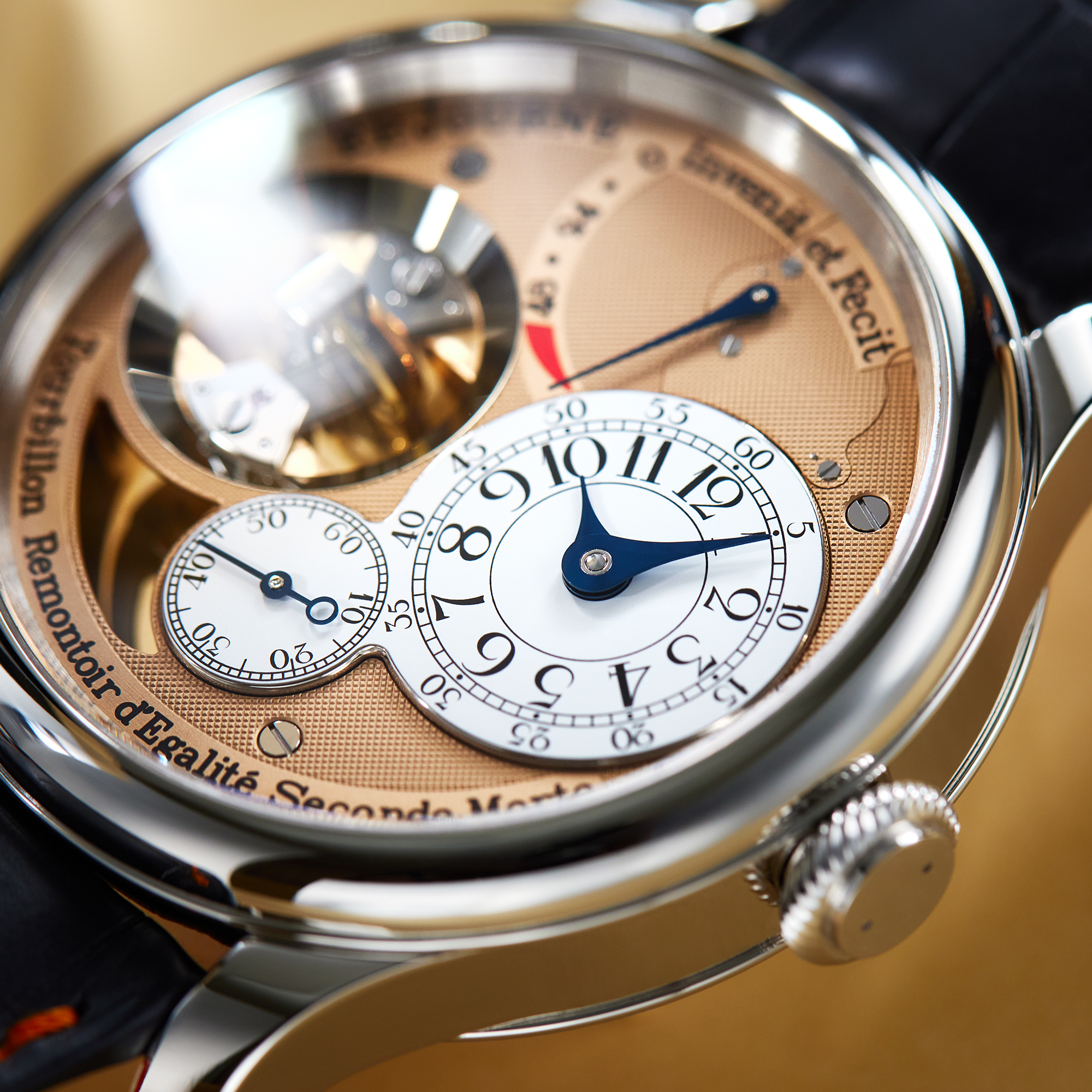 Vertical Tourbillon Platinum Salmon Dial 42mm Product Image