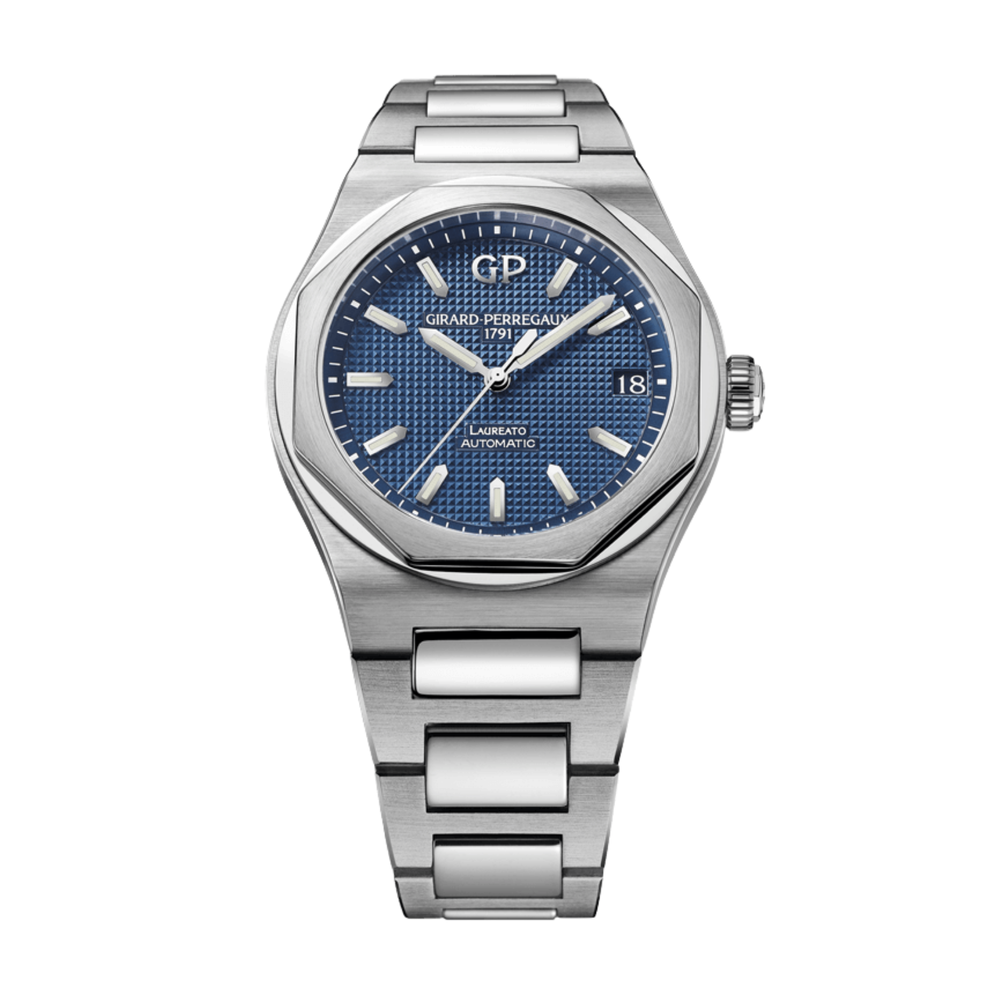 Laureato Steel Blue Dial 42mm Product Image