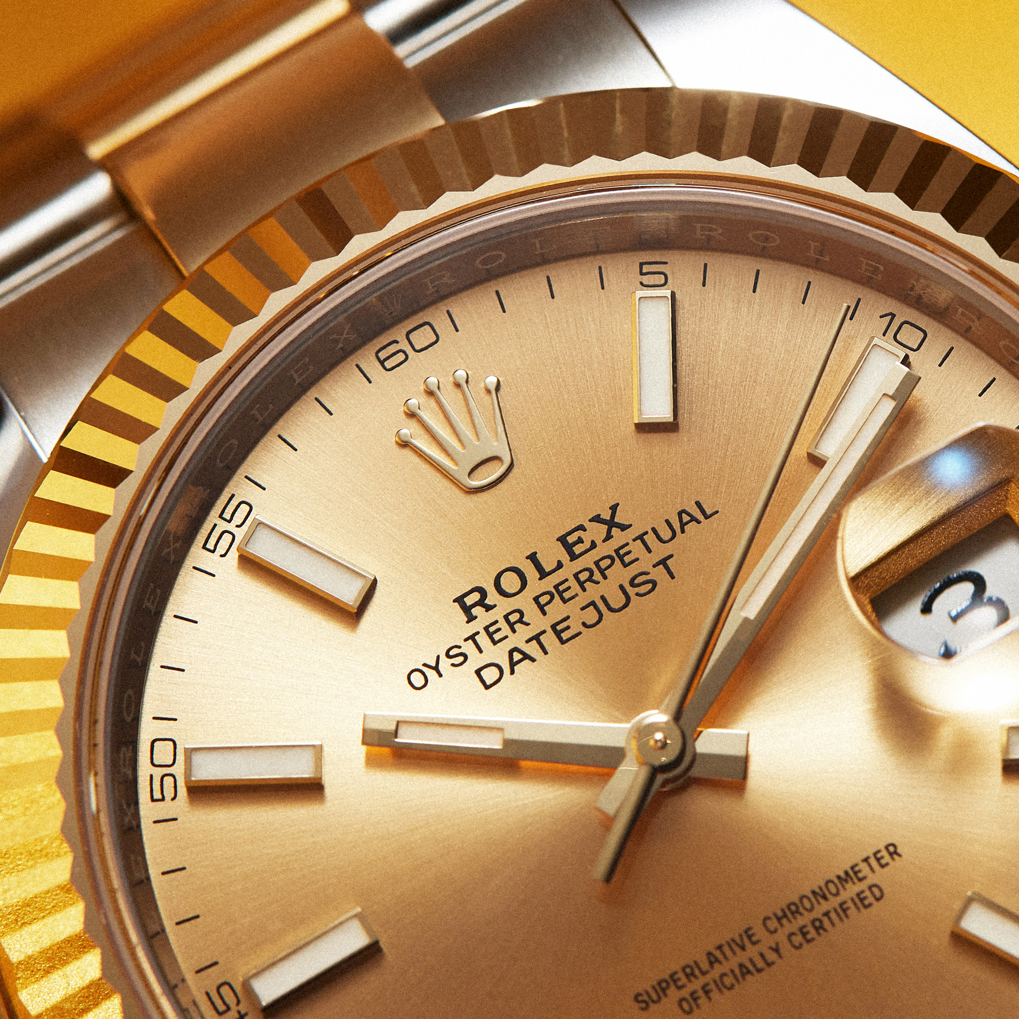 Datejust Yellow Gold & Steel Champagne Dial 41mm Product Image 8