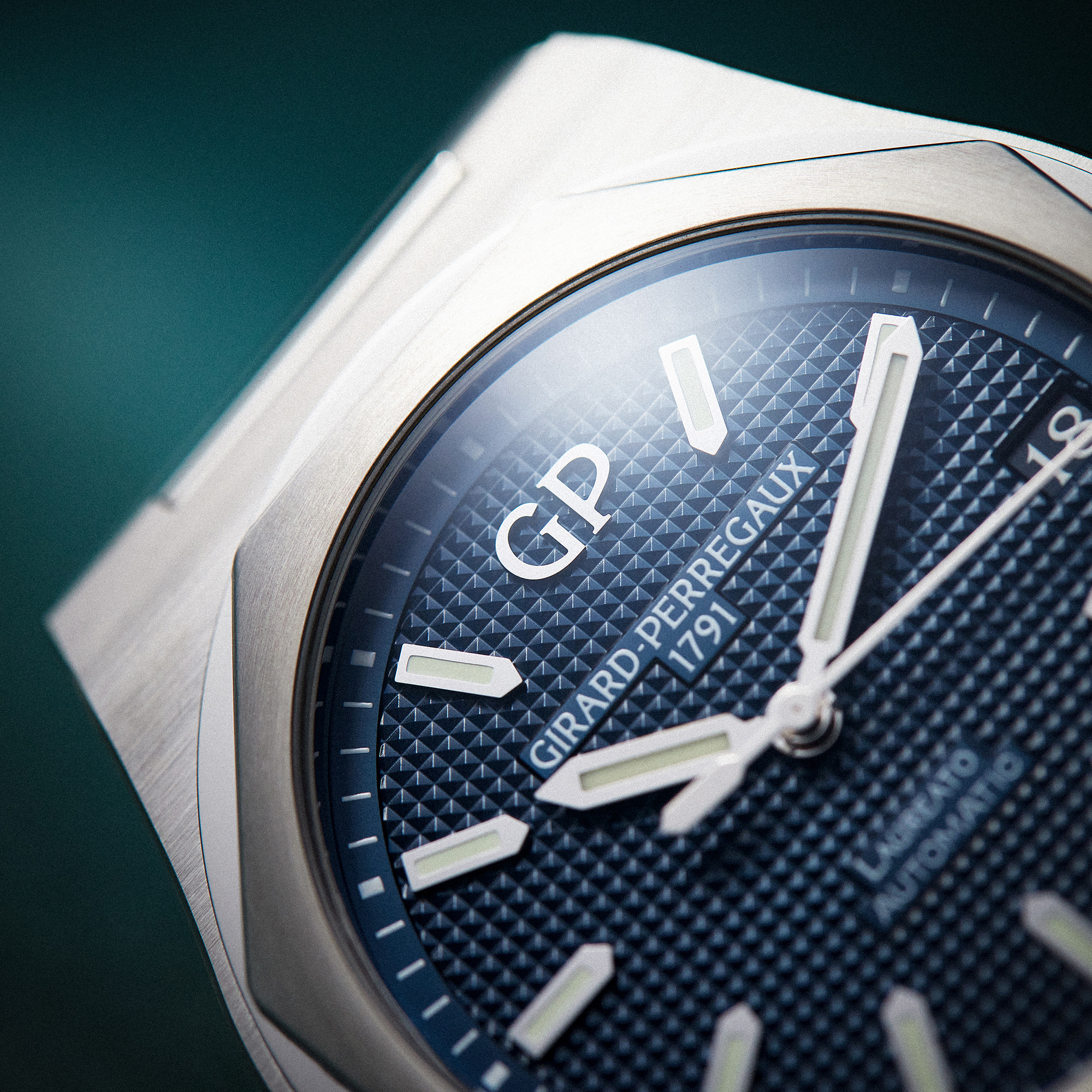 Laureato Steel Blue Dial 42mm Product Image