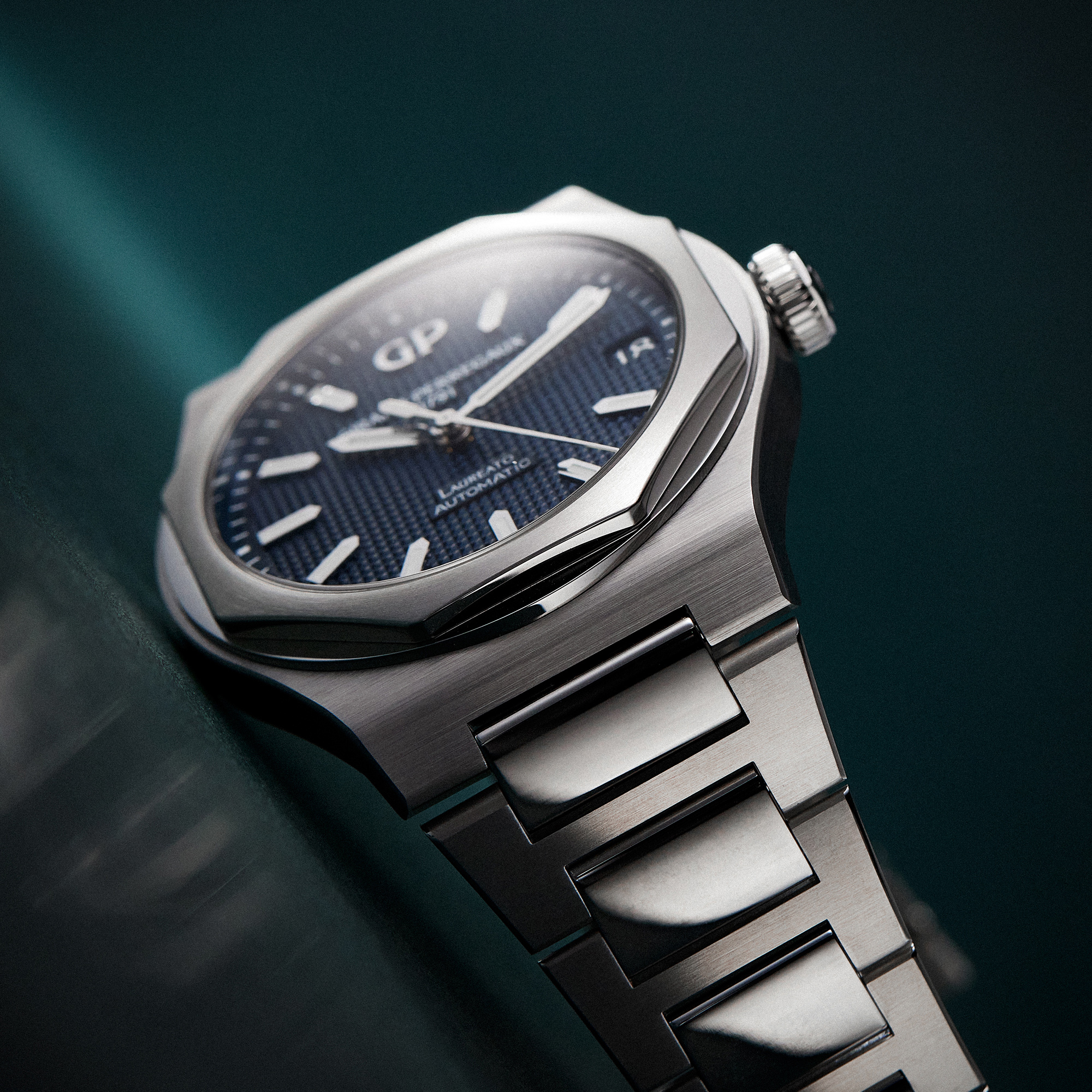 Laureato Steel Blue Dial 42mm Product Image