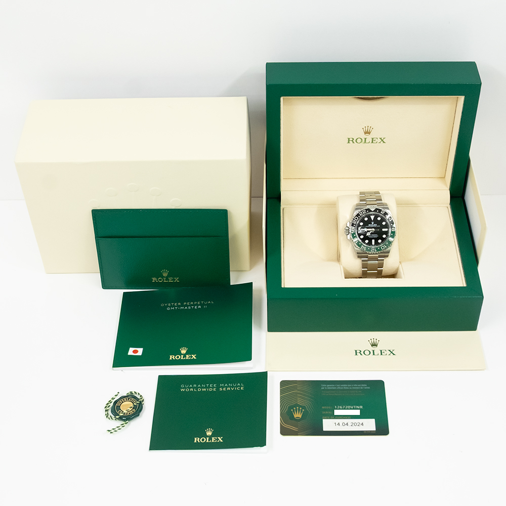 GMT-Master II Steel Black Dial "Sprite" 40mm Product Image 10