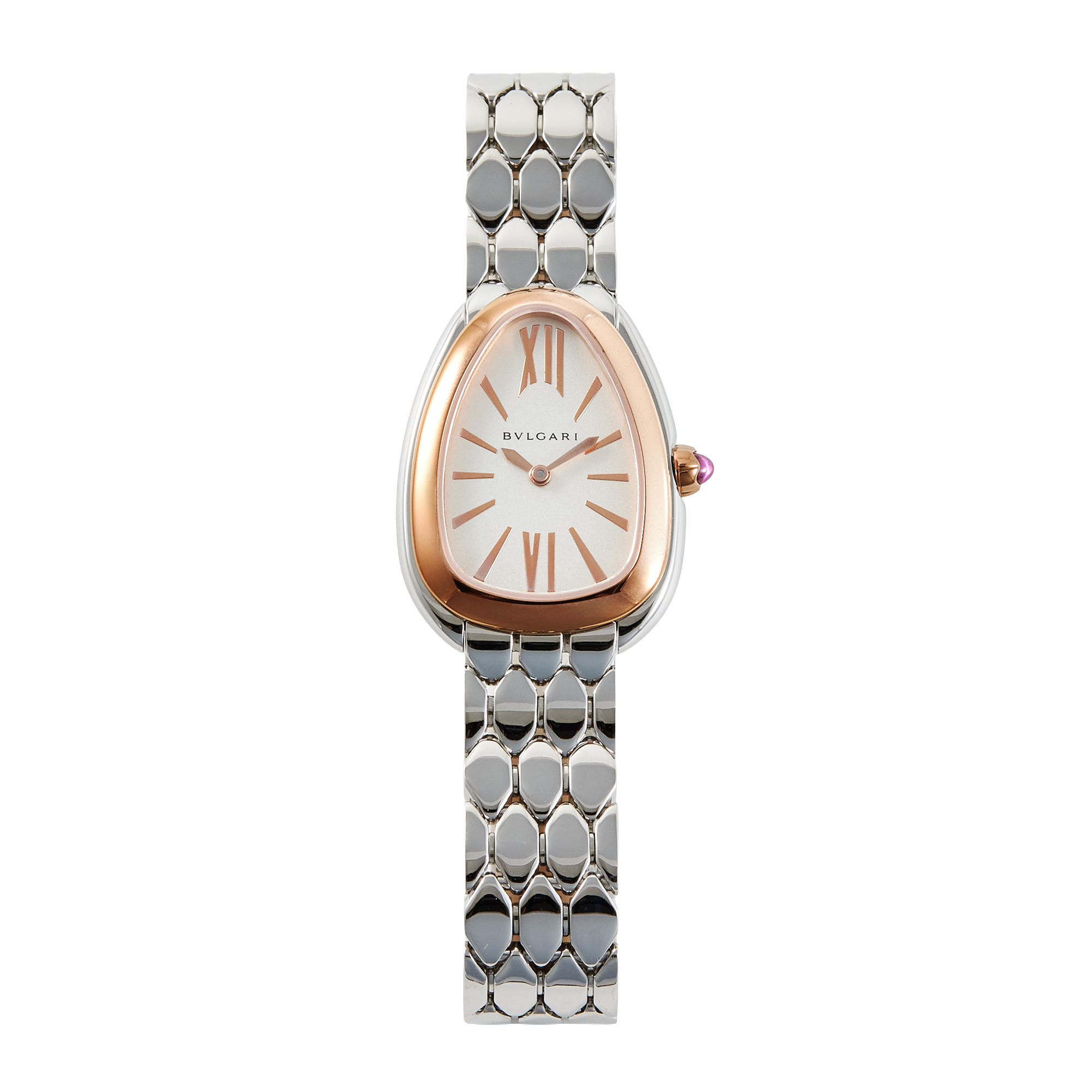 Serpenti Seduttori Rose Gold & Steel White Dial 33mm Product Image