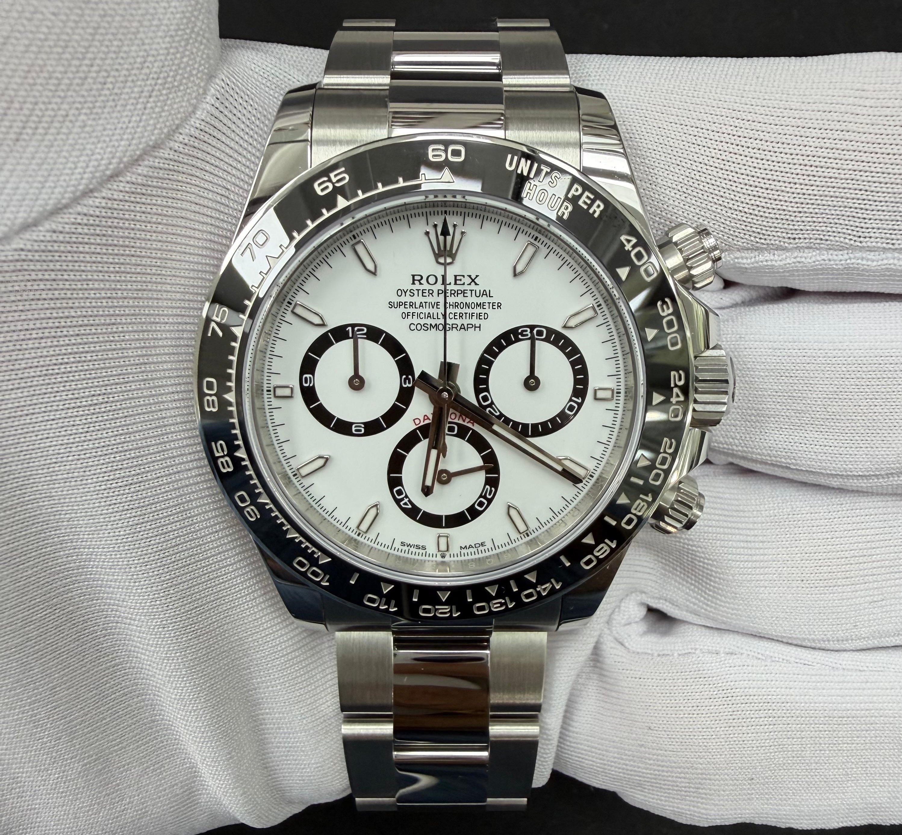 Daytona Steel White Dial "Panda" 40mm Product Image 1