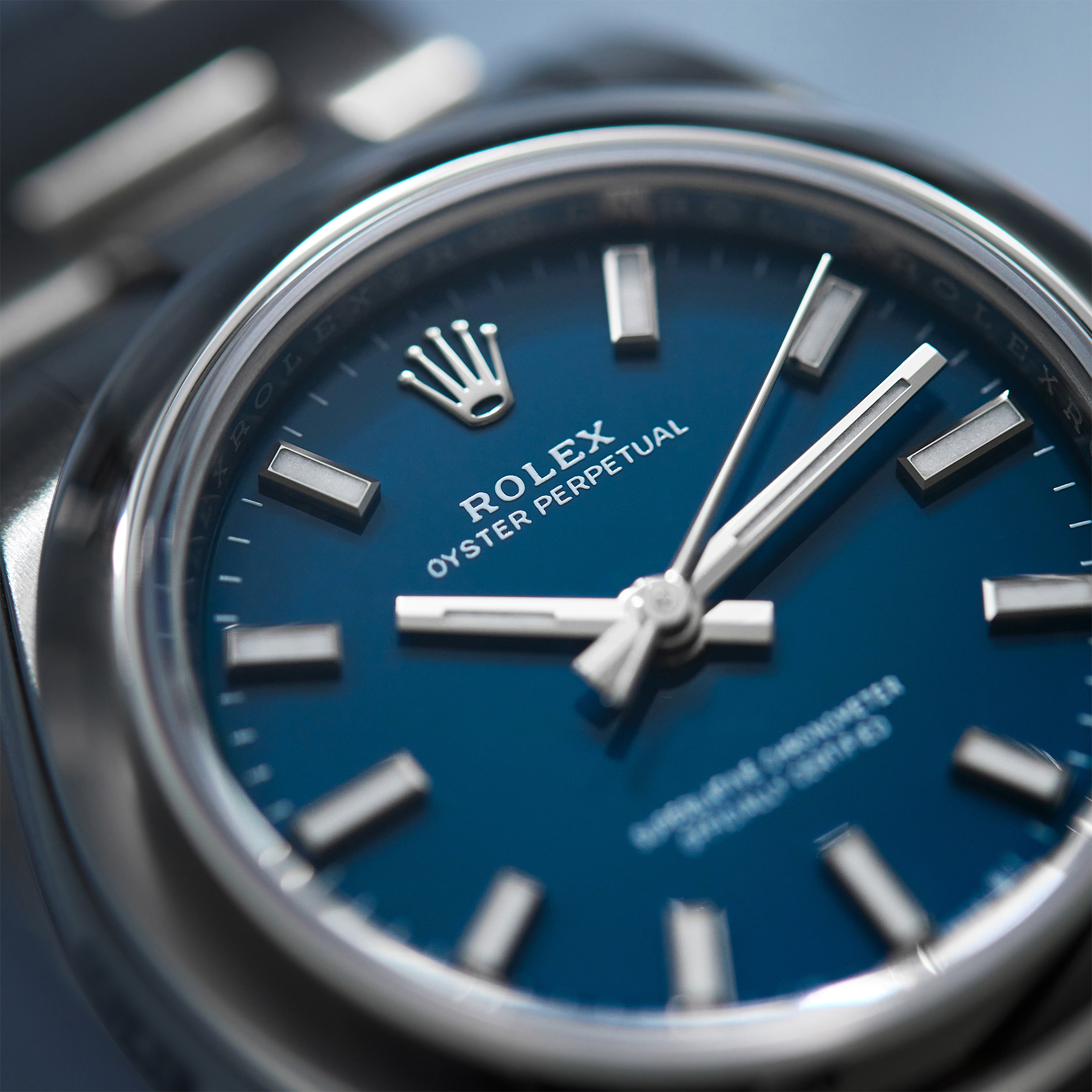 Oyster Perpetual Steel Blue Dial 28mm Product Image