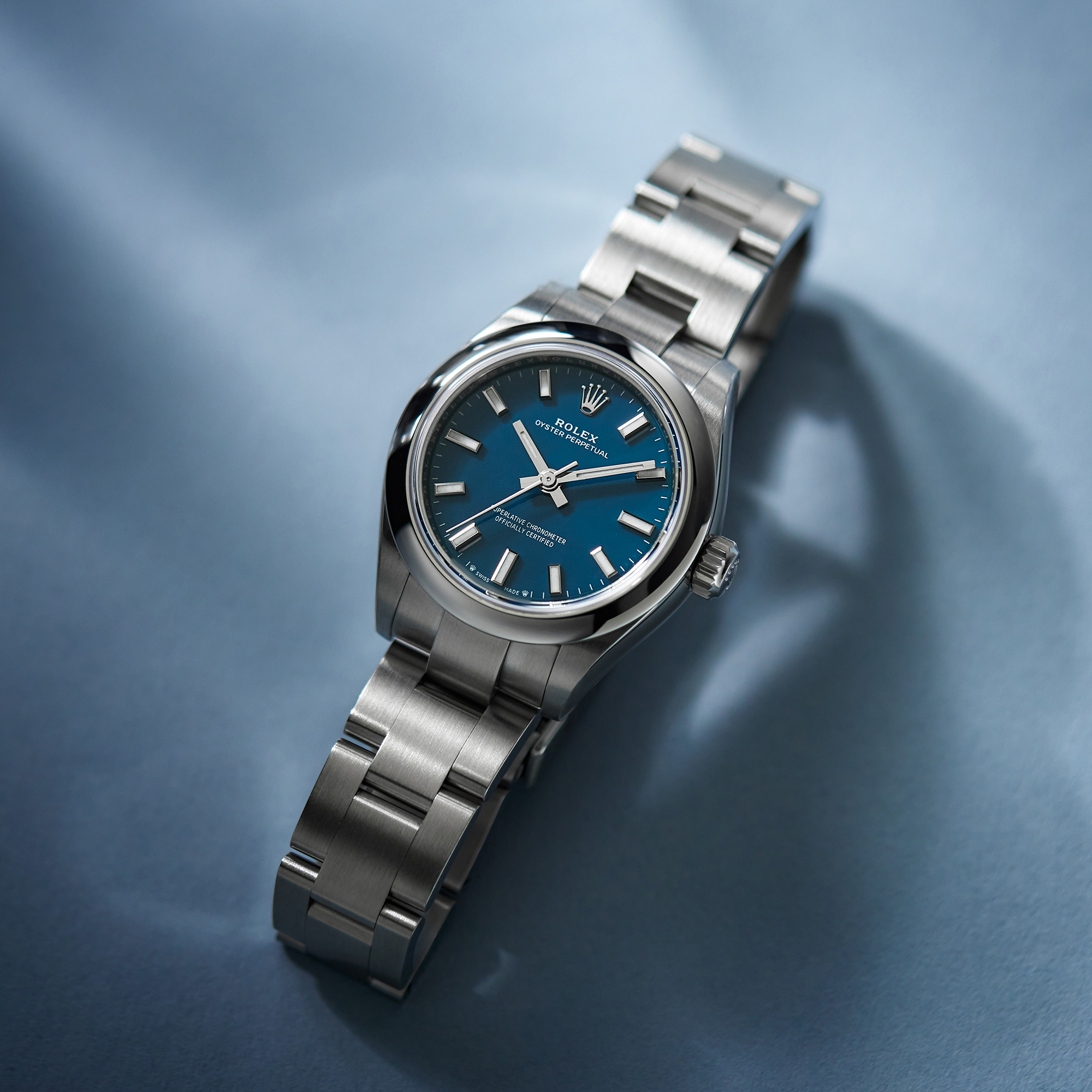 Oyster Perpetual Steel Blue Dial 28mm Product Image