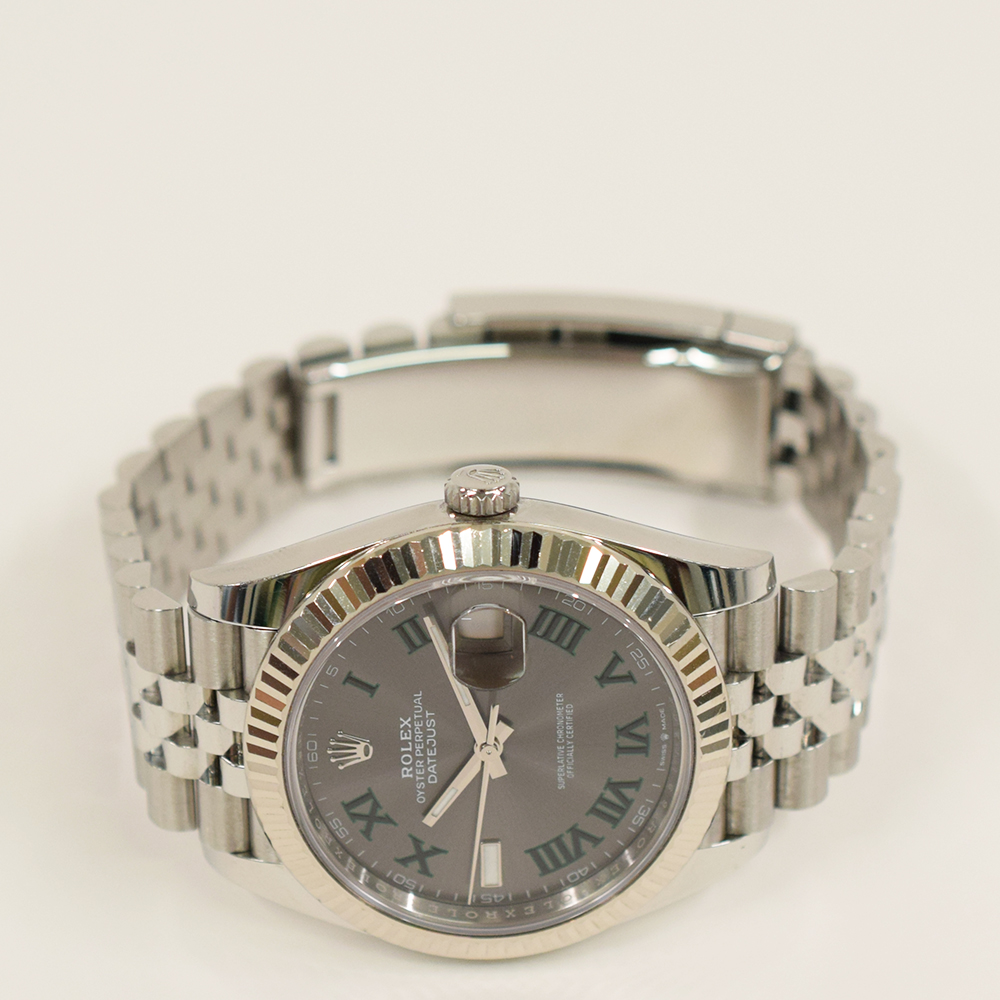 Datejust "Wimbledon" Steel Jubilee Grey Dial 41mm Product Image 2