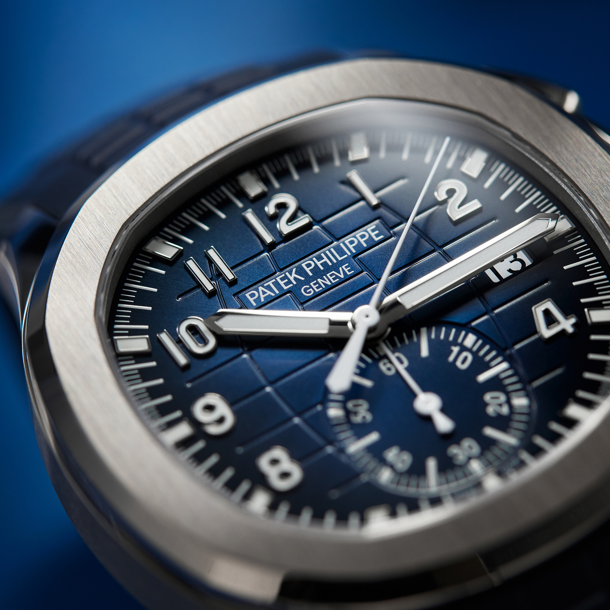 Aquanaut Chronograph White Gold Blue Dial 42mm Product Image
