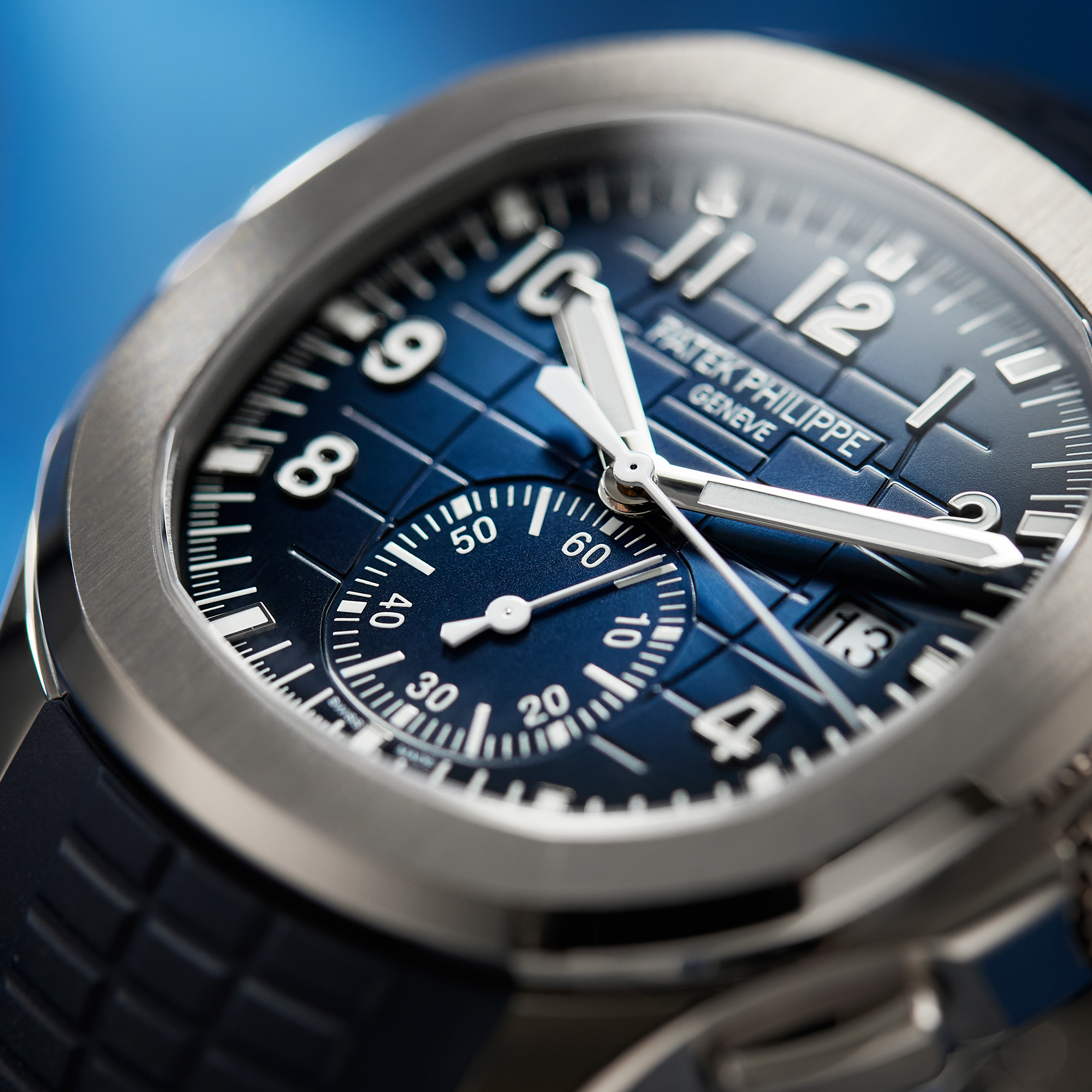 Aquanaut Chronograph White Gold Blue Dial 42mm Product Image