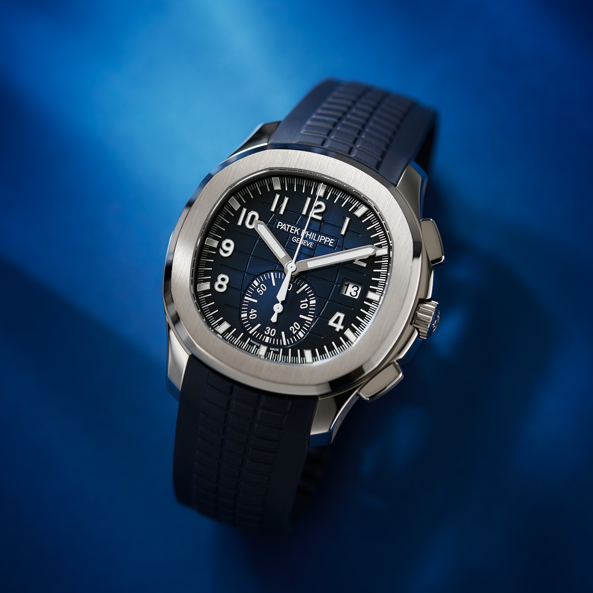 Aquanaut Chronograph White Gold Blue Dial 42mm Product Image