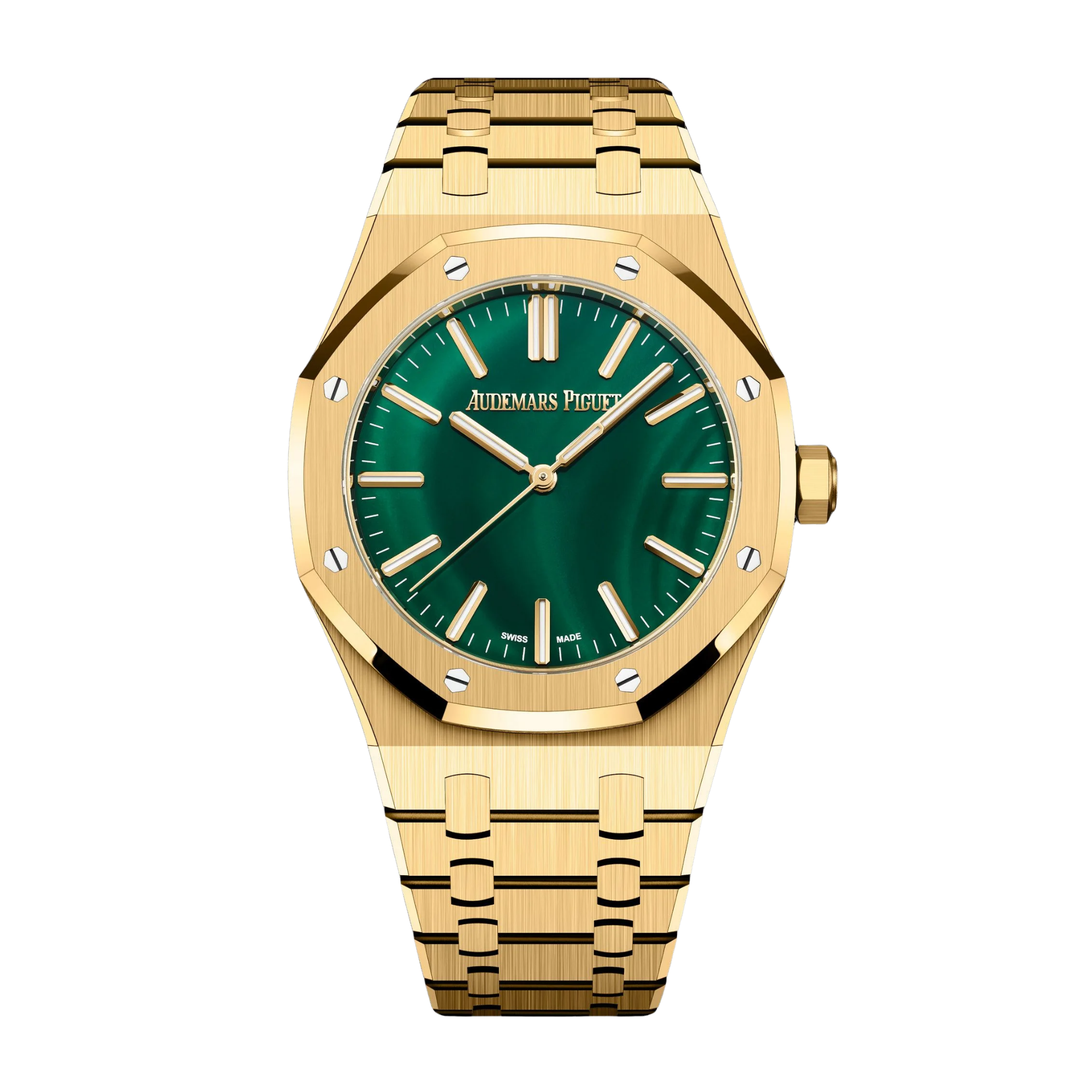 Audemars Piguet Royal Oak Yellow Gold Green Malachite Dial 41mm