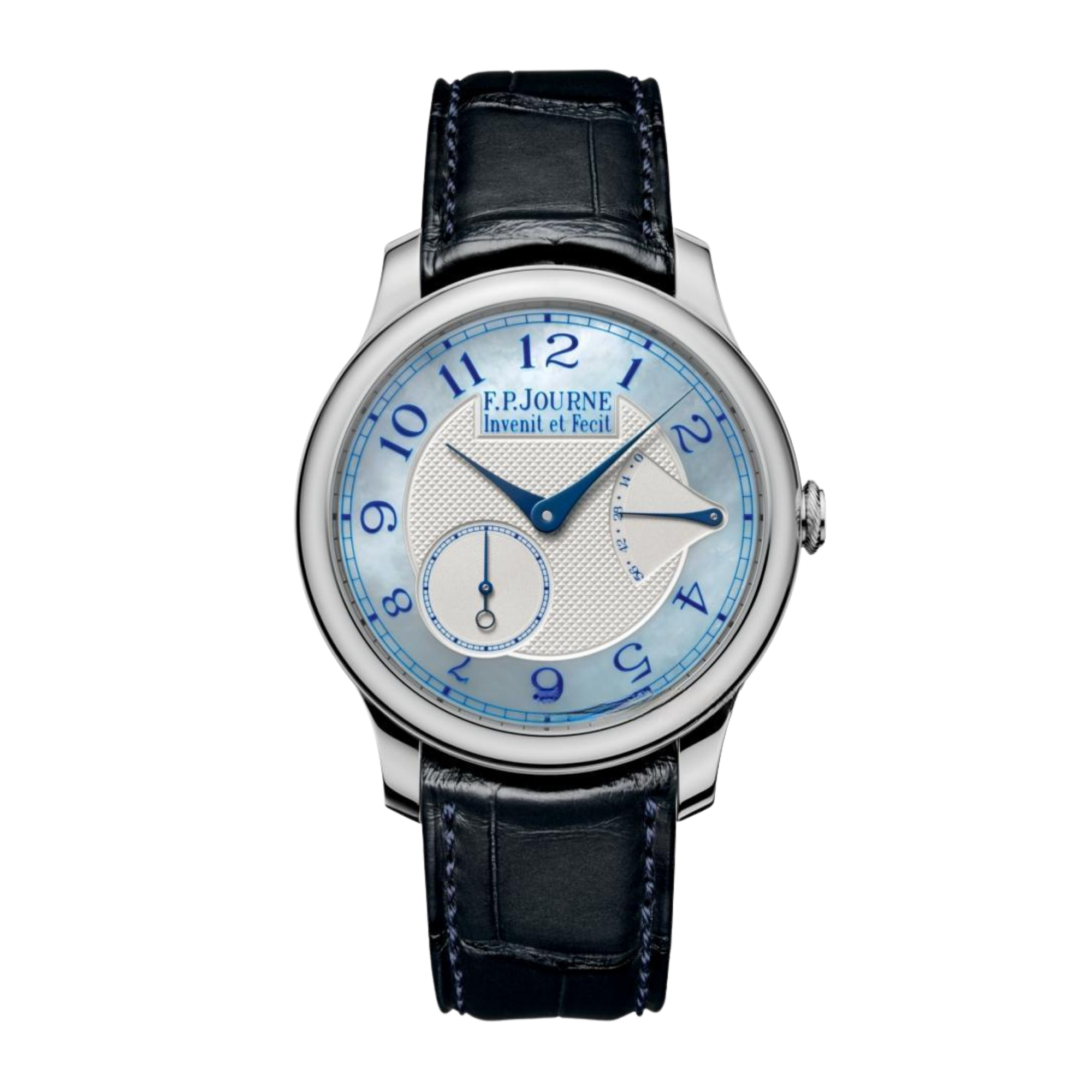 Chronomètre Souverain Nacre Platinum Blue Mother of Pearl Dial 40mm Product Image
