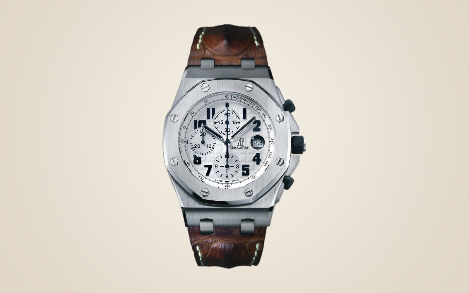 Audemars Piguet Royal Oak Offshore Safari with cream Mega Tapisserie dial (ref 26170ST.OO.D091CR.01)