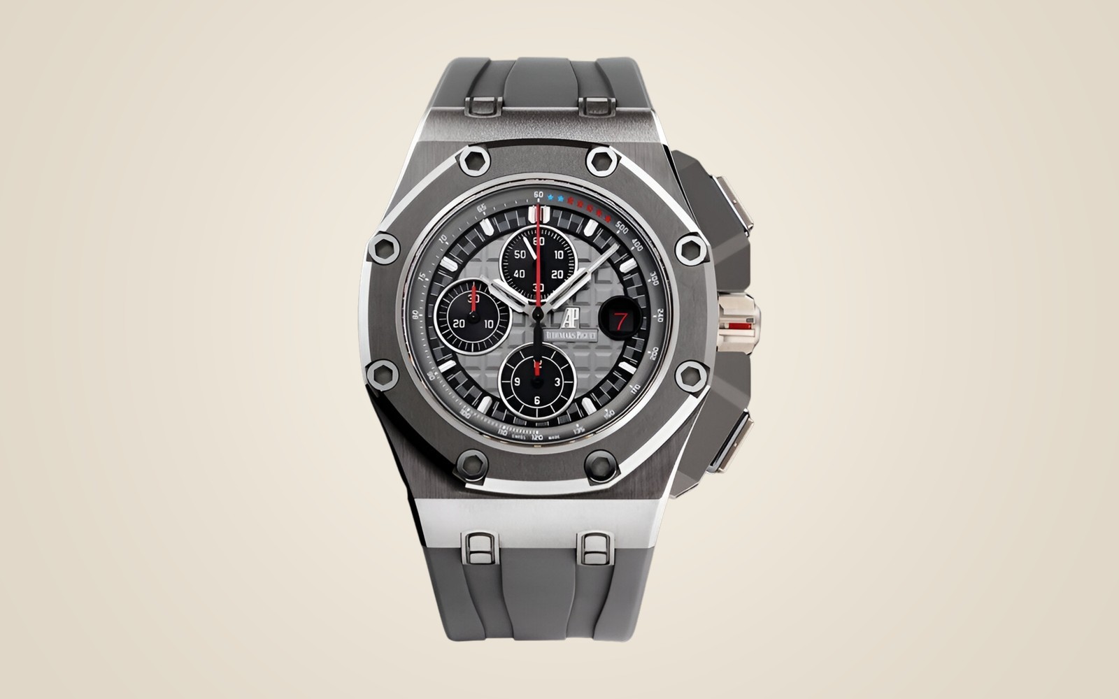 Audemars Piguet Royal Oak Offshore Michael Schumacher in titanium with cermet bezel (ref 26568IM.OO.A004CA.01)