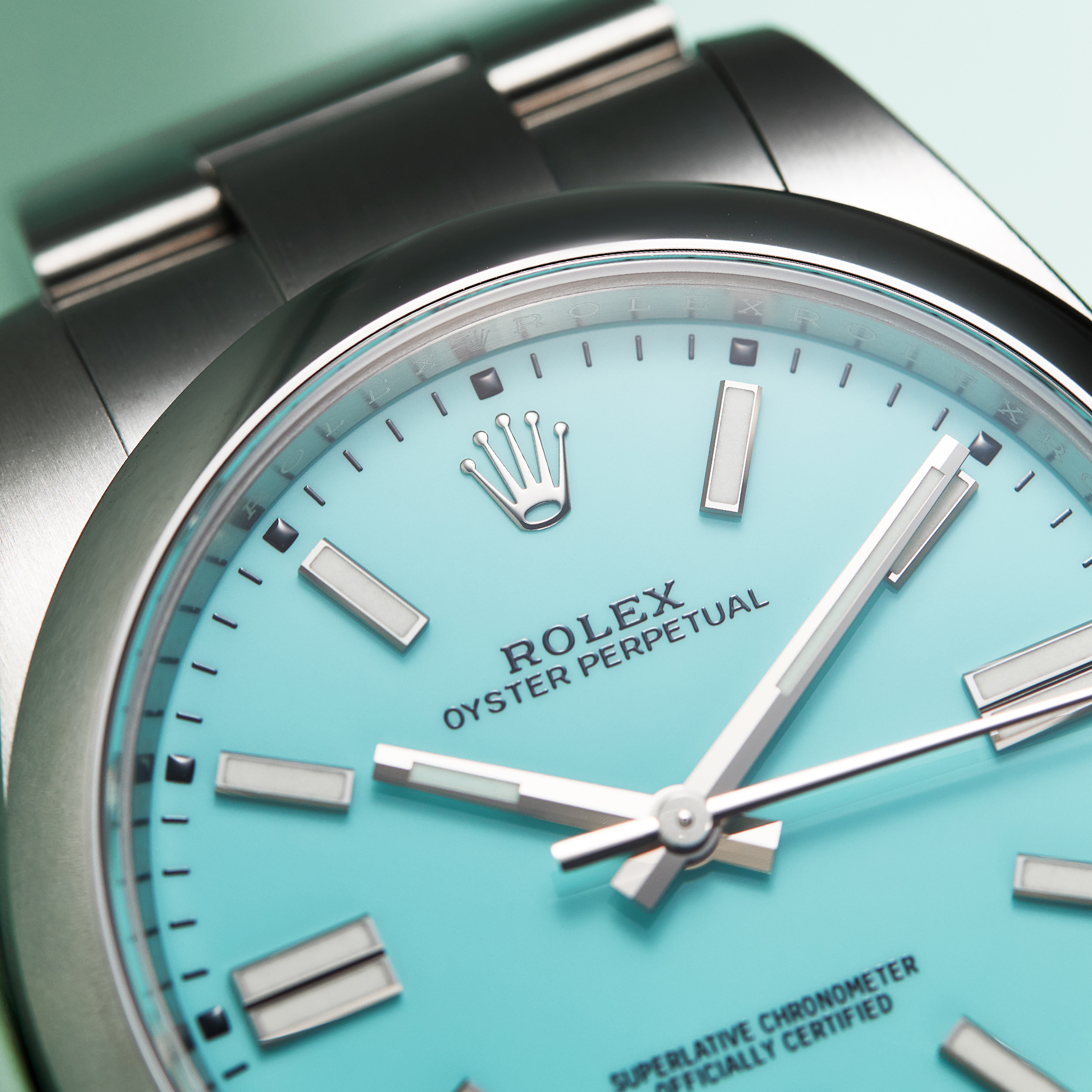 Oyster Perpetual Steel Turquoise Dial 41mm Product Image 2