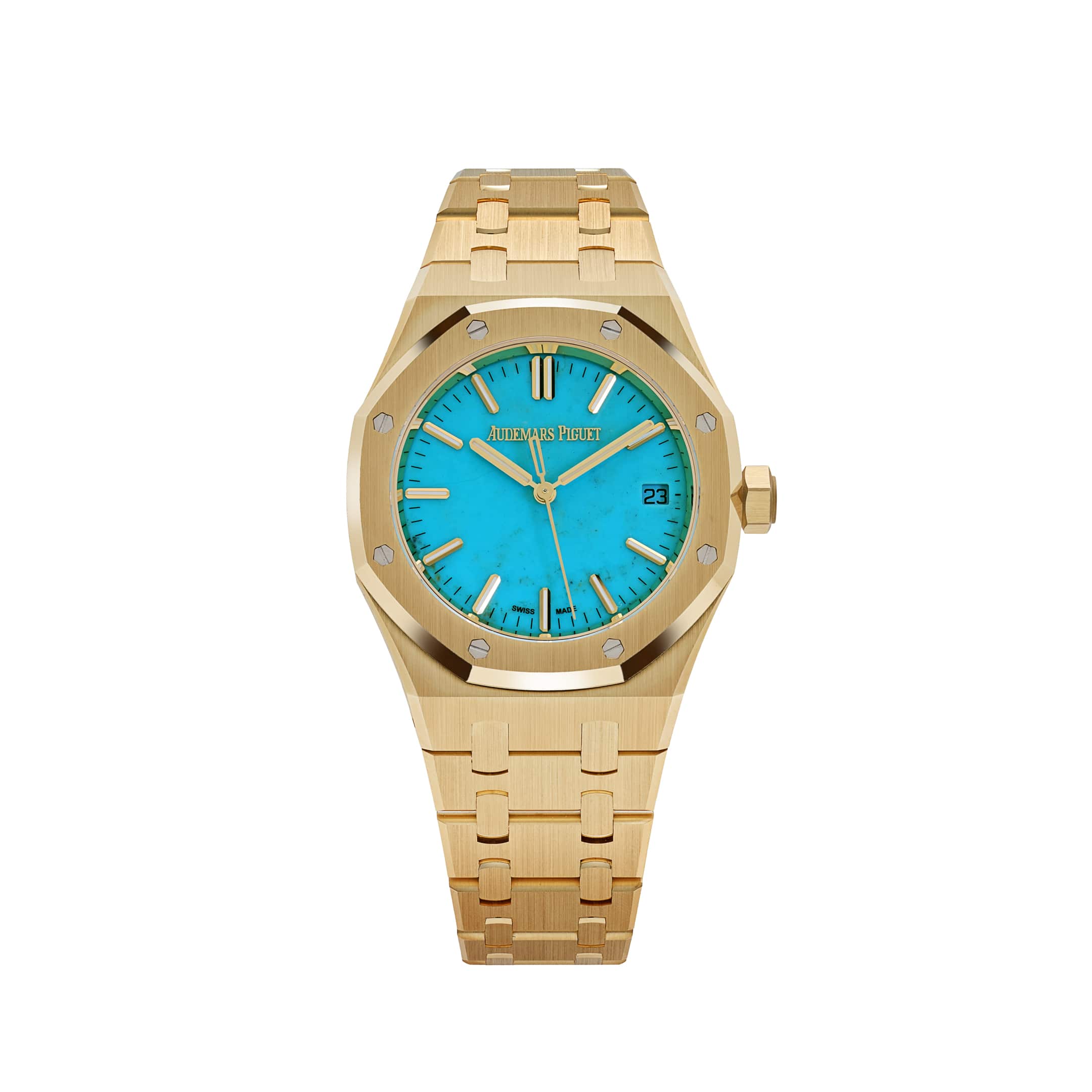Audemars Piguet Royal Oak Perpetual Calendar Steel Turquoise Dial